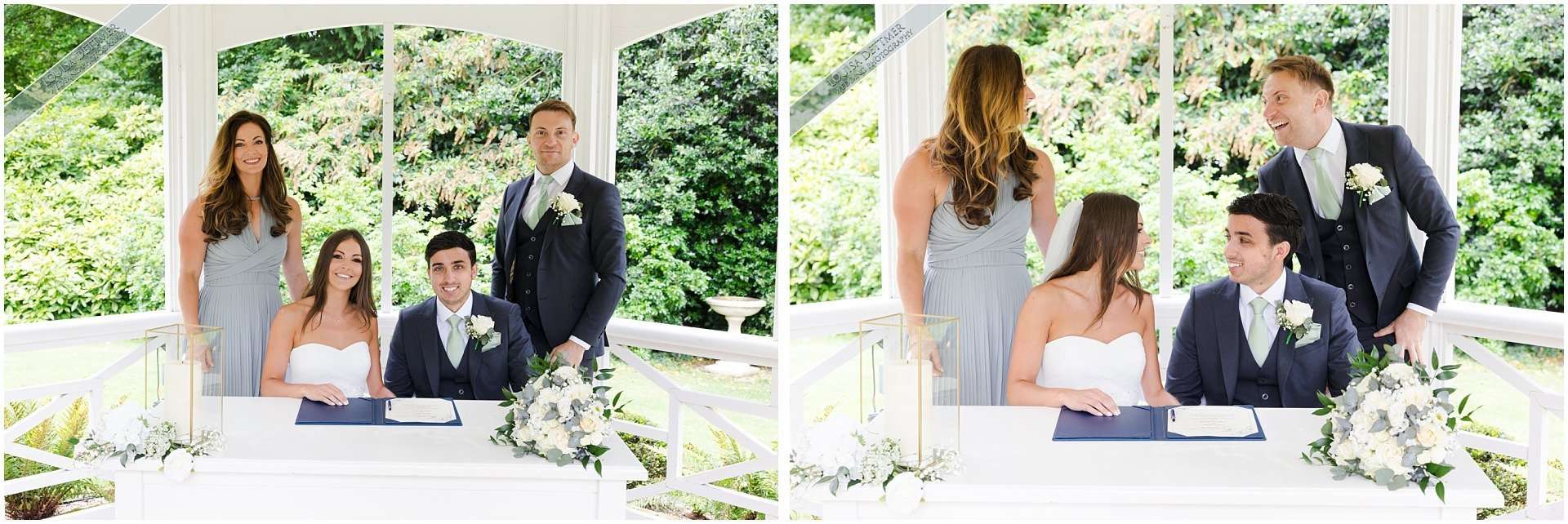 wedding ceremony at the Orangery by Louisa Dettmer Wedding Photography
