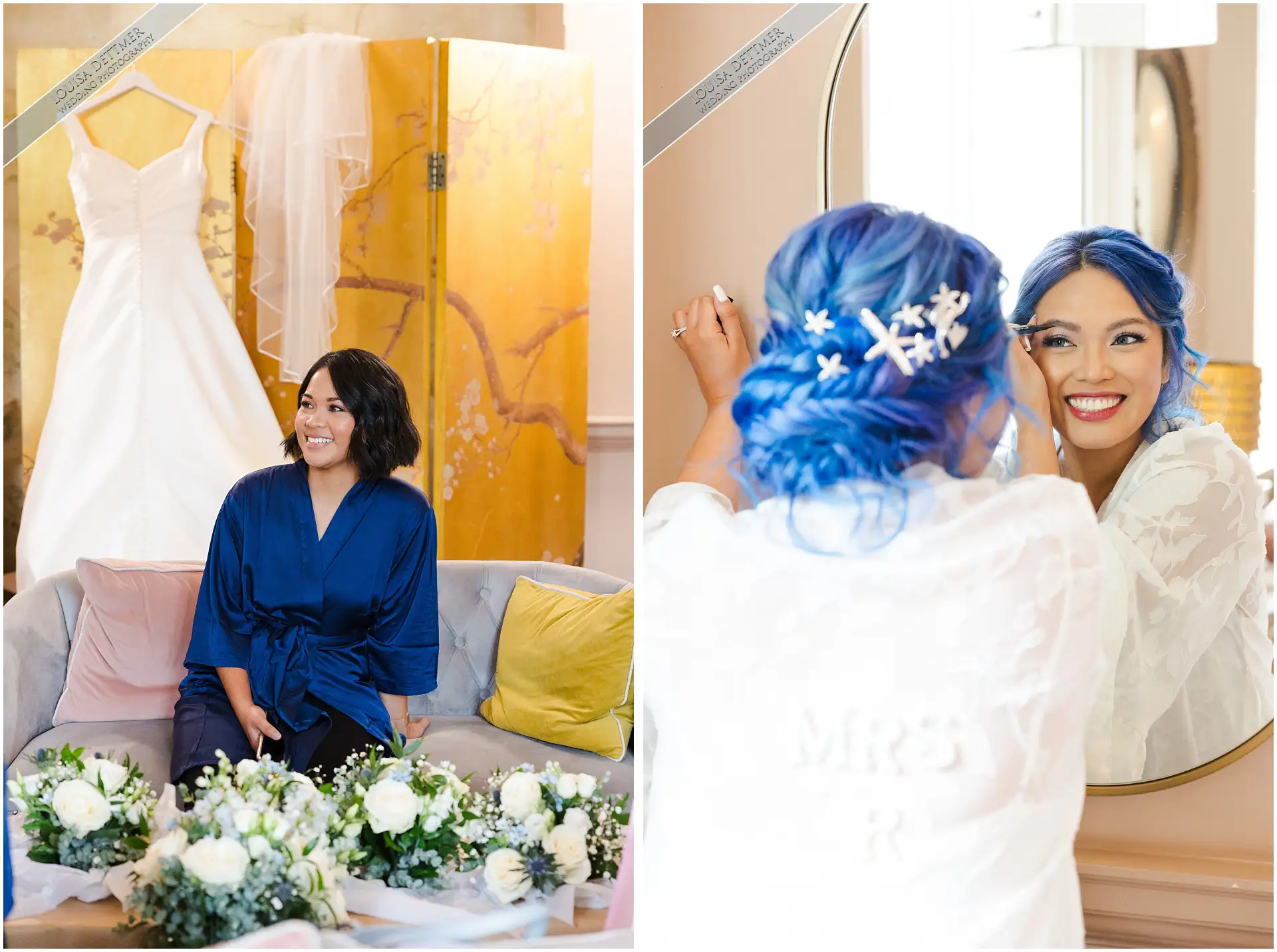 bridal prep at the Orangery by Louisa Dettmer Wedding Photography