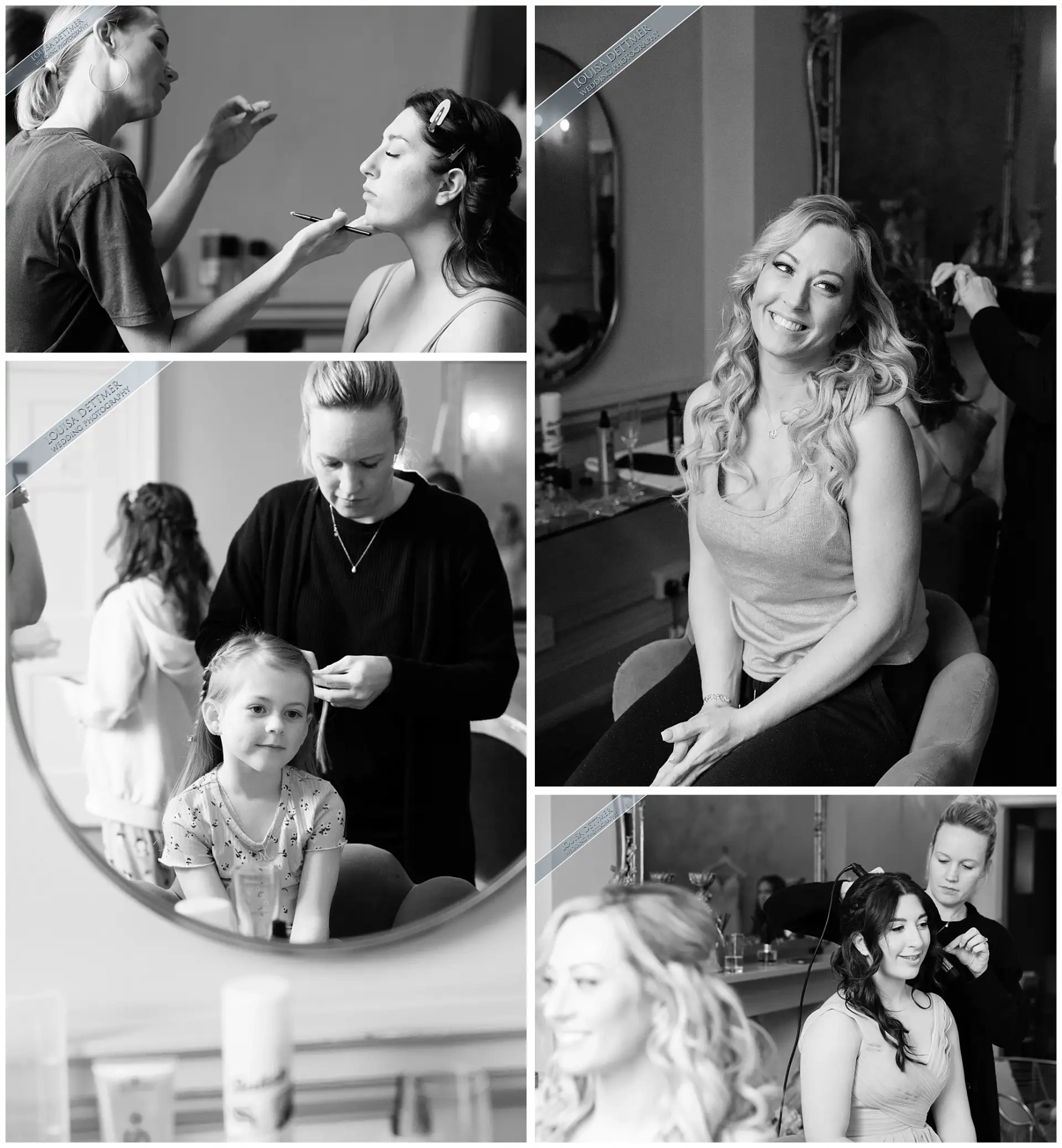 bridal prep at The Orangery Maidstone