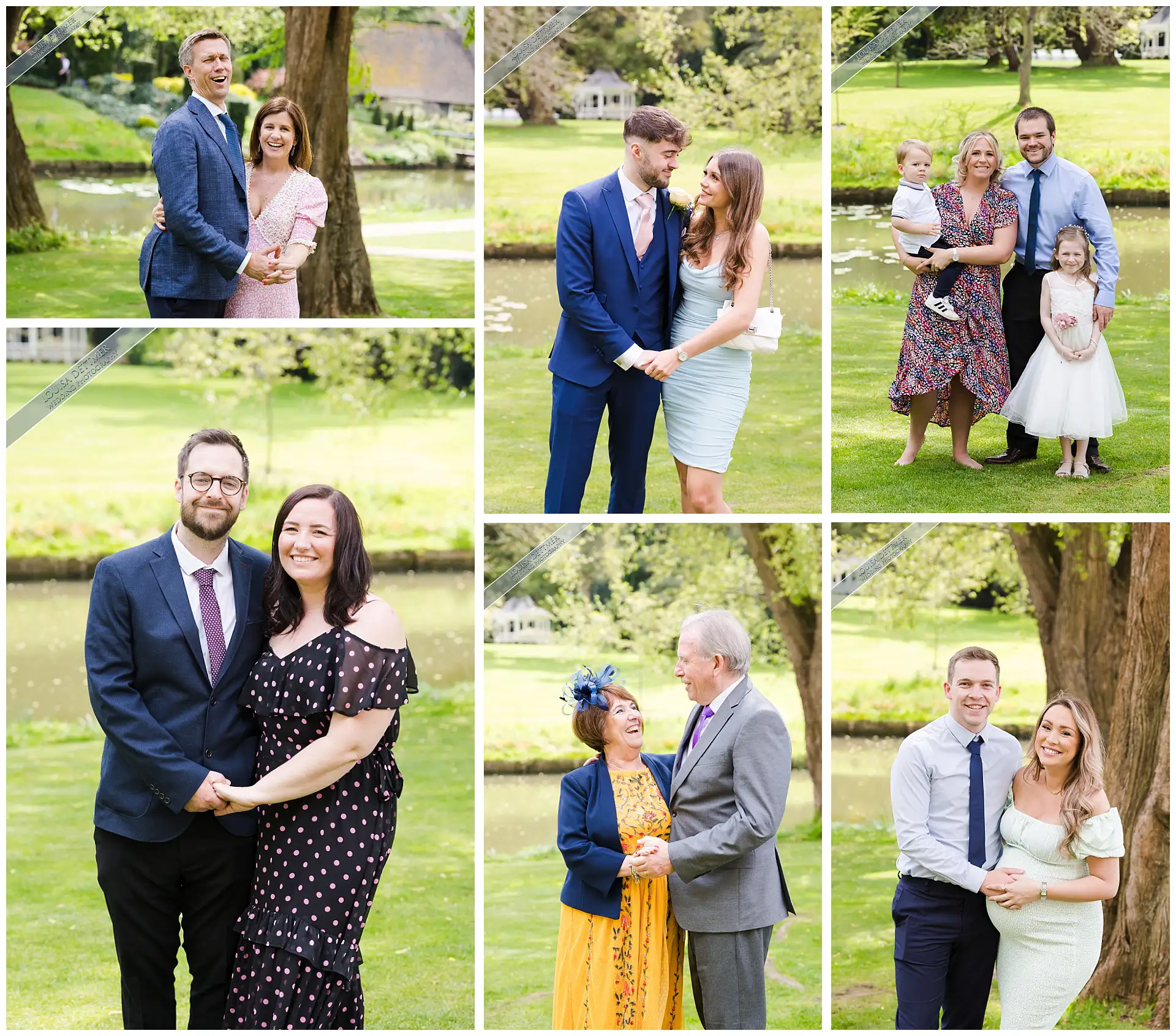 wedding guests at The Orangery Maidstone