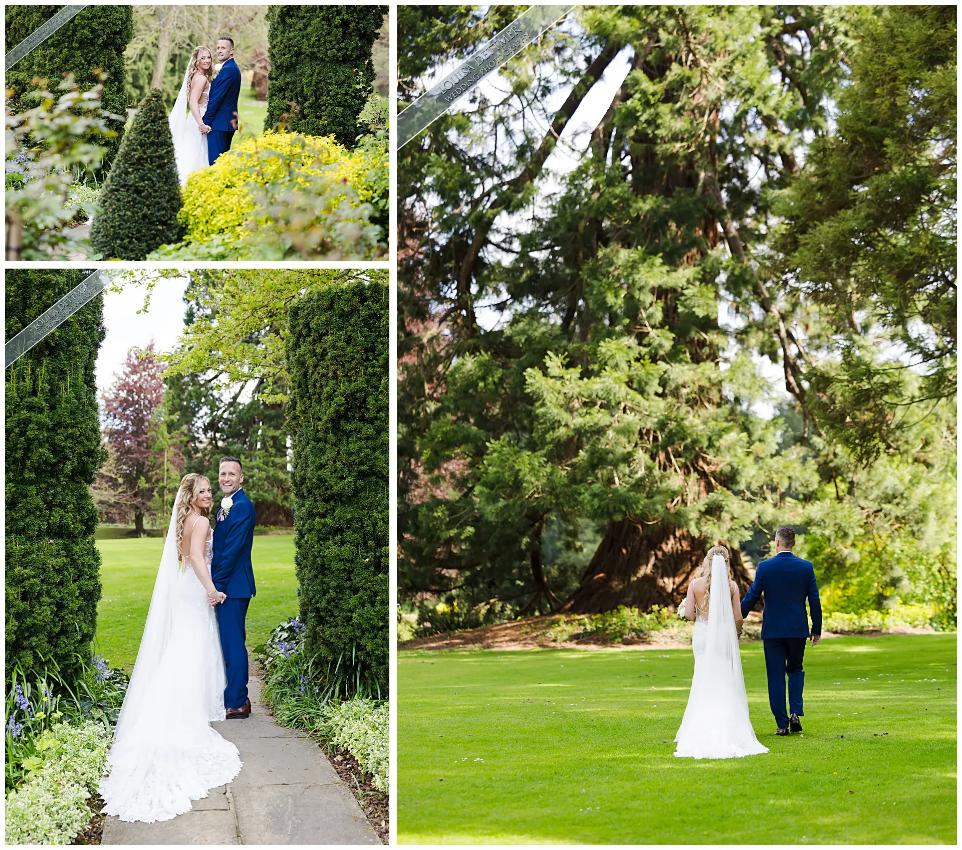 bride and groom portraits, The Orangery Maidstone