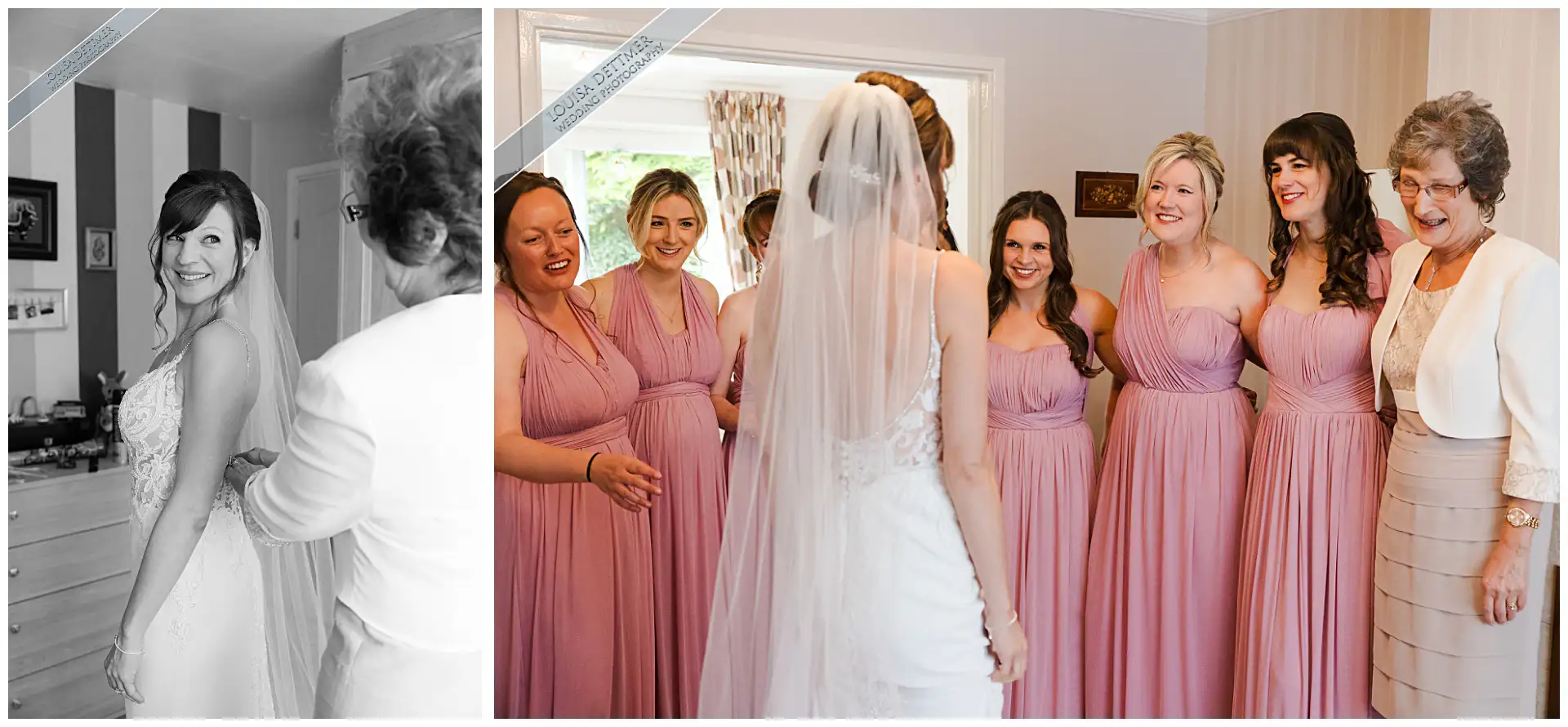 bride and her mum