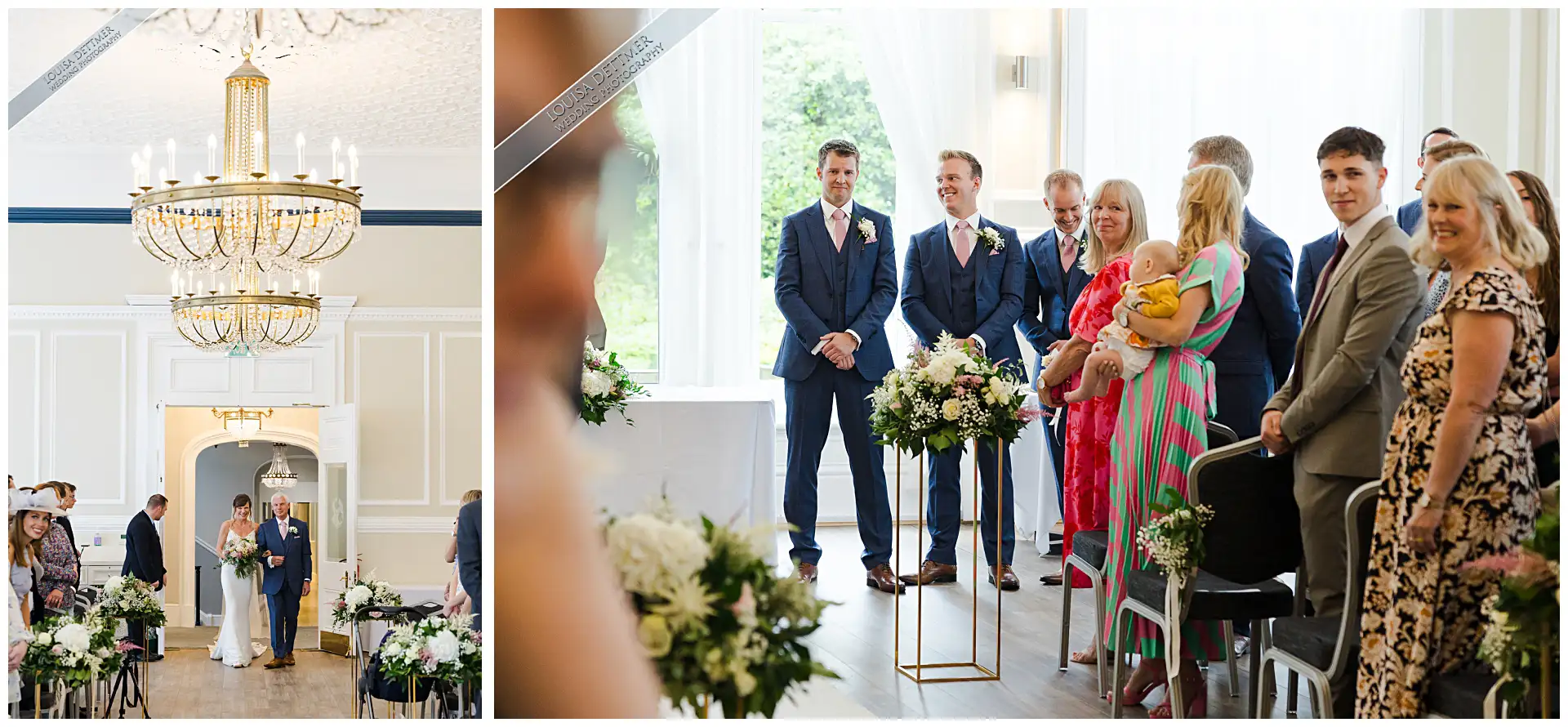 wedding ceremony at The Spa Hotel, Tunbridge Wells