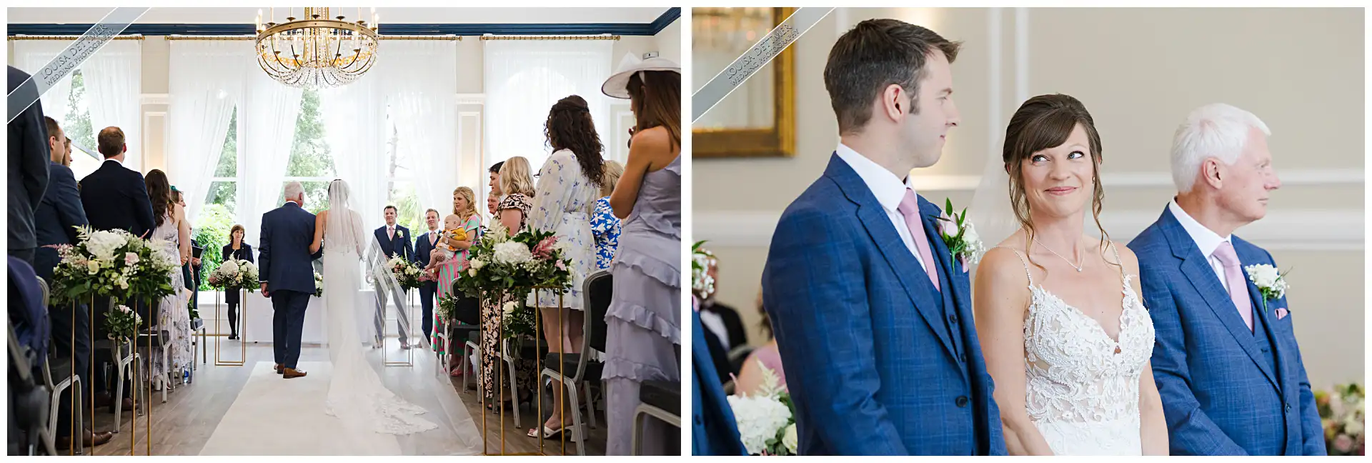 wedding ceremony at The Spa Hotel, Tunbridge Wells