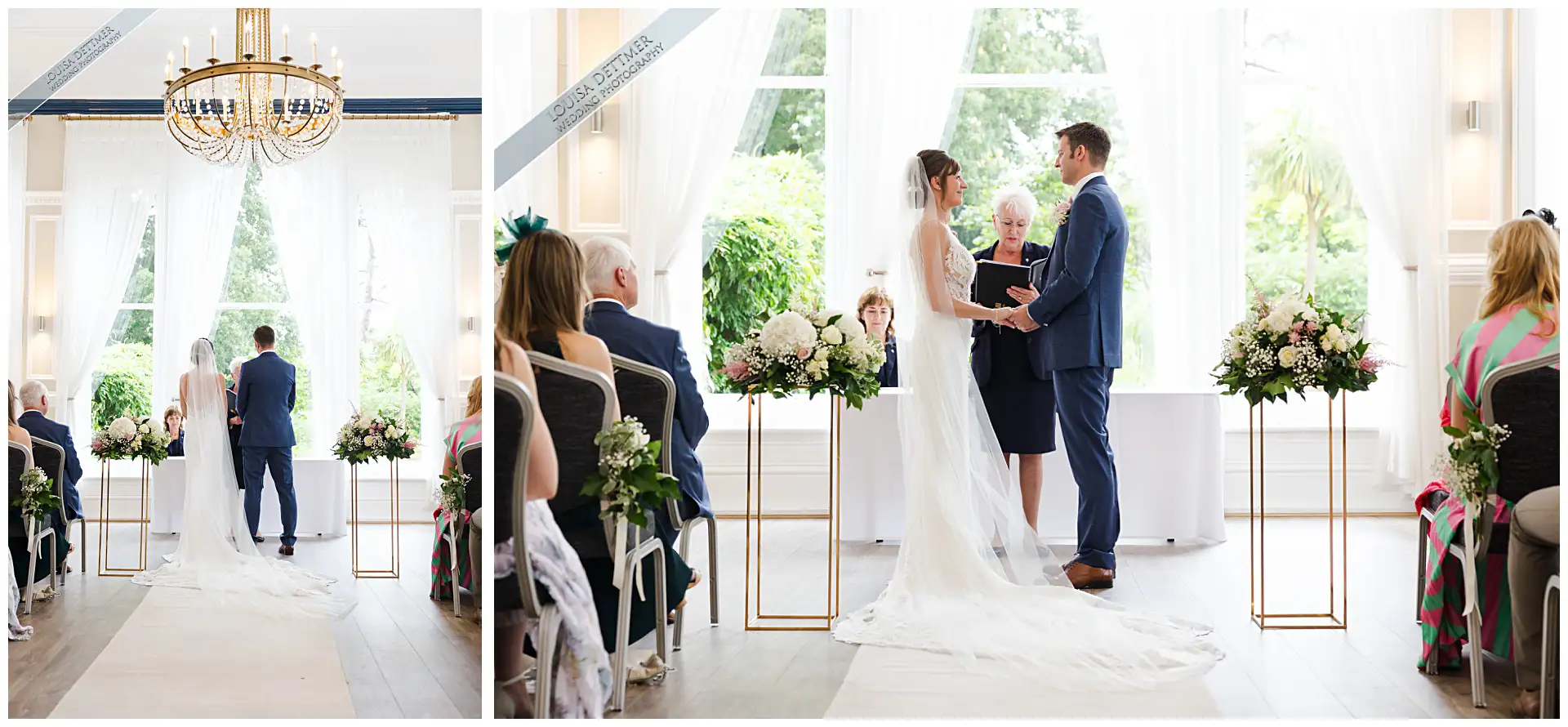wedding ceremony at The Spa Hotel, Tunbridge Wells