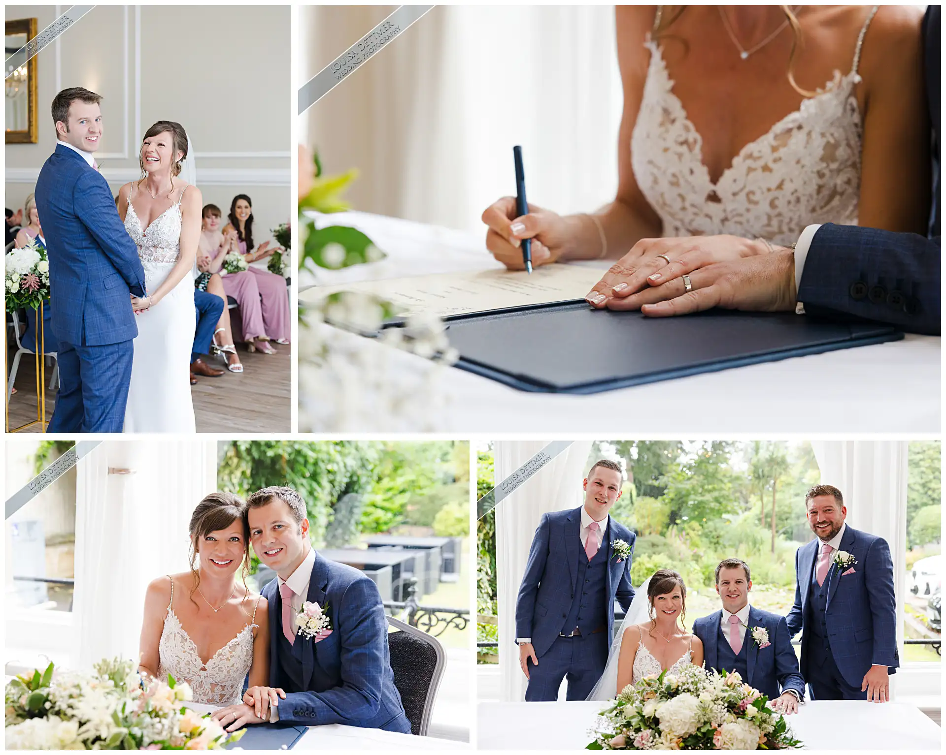 wedding ceremony at The Spa Hotel, Tunbridge Wells