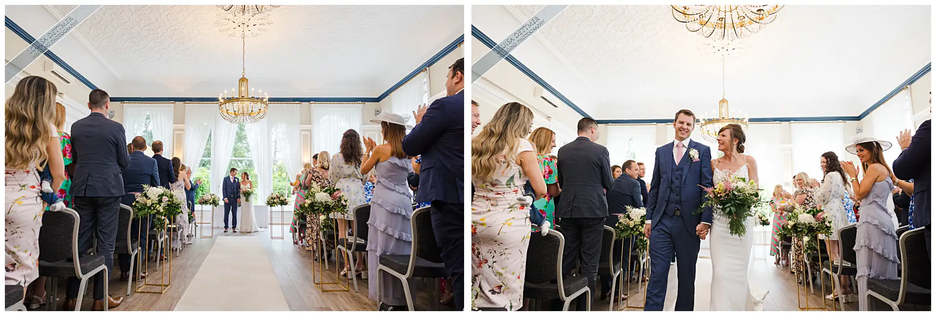 wedding ceremony at The Spa Hotel, Tunbridge Wells