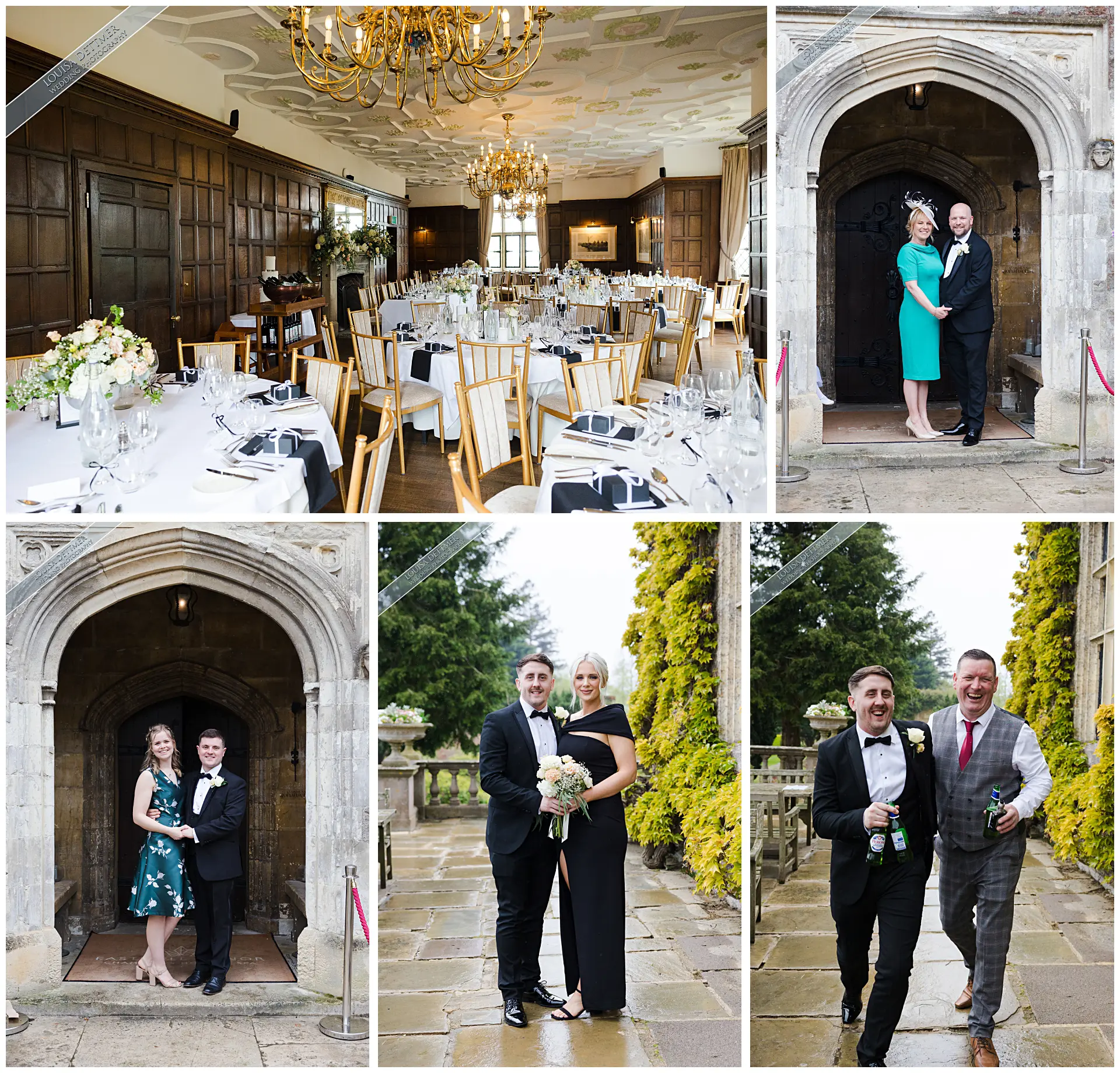 wedding guests at champneys eastwell manor