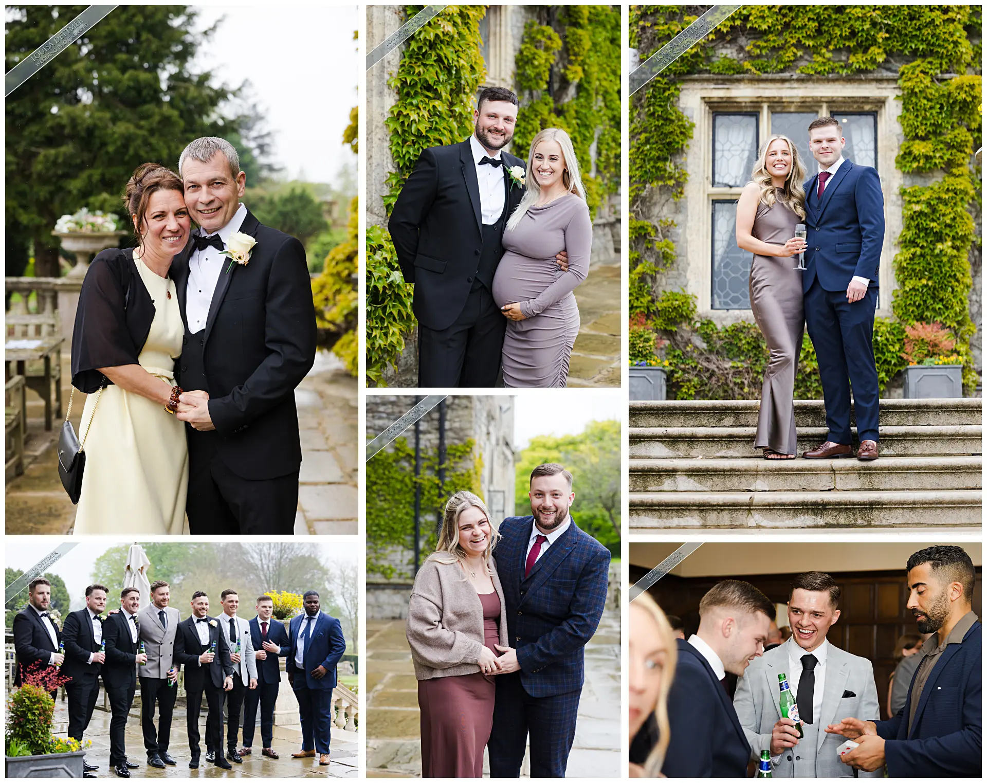 wedding guests at champneys eastwell manor