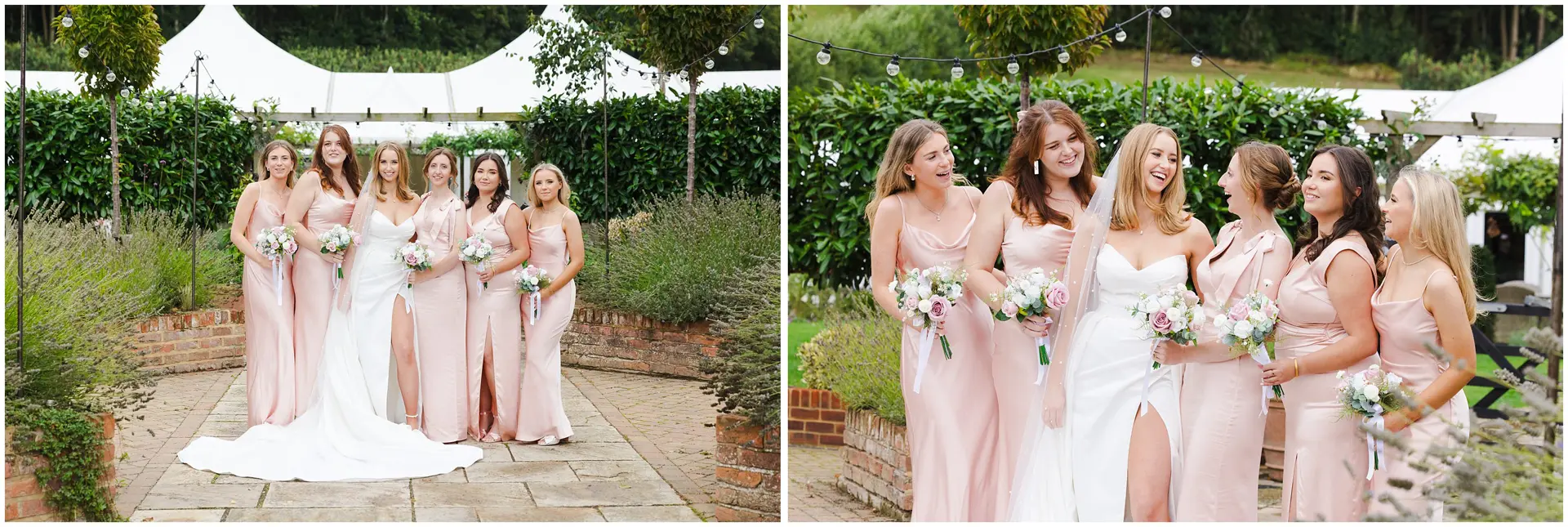 Bridal Party Photos at The Barnyard, Rainham, Kent. Louisa Dettmer Photography