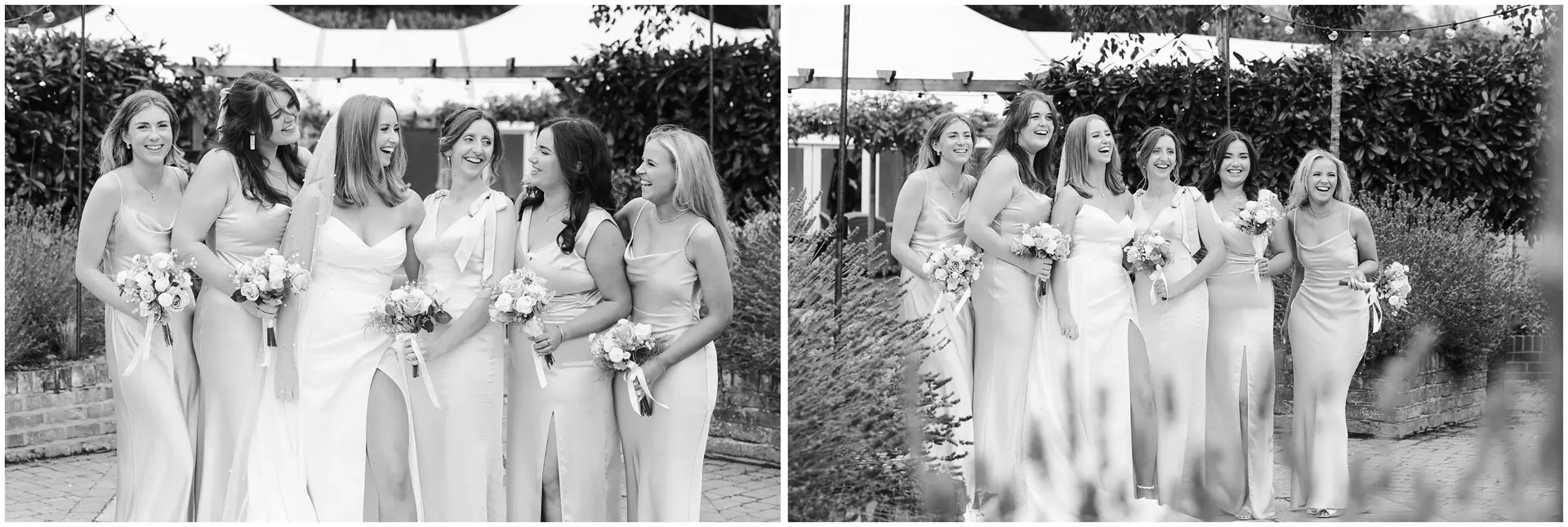 Bridal Party Photos at The Barnyard, Rainham, Kent. Louisa Dettmer Photography