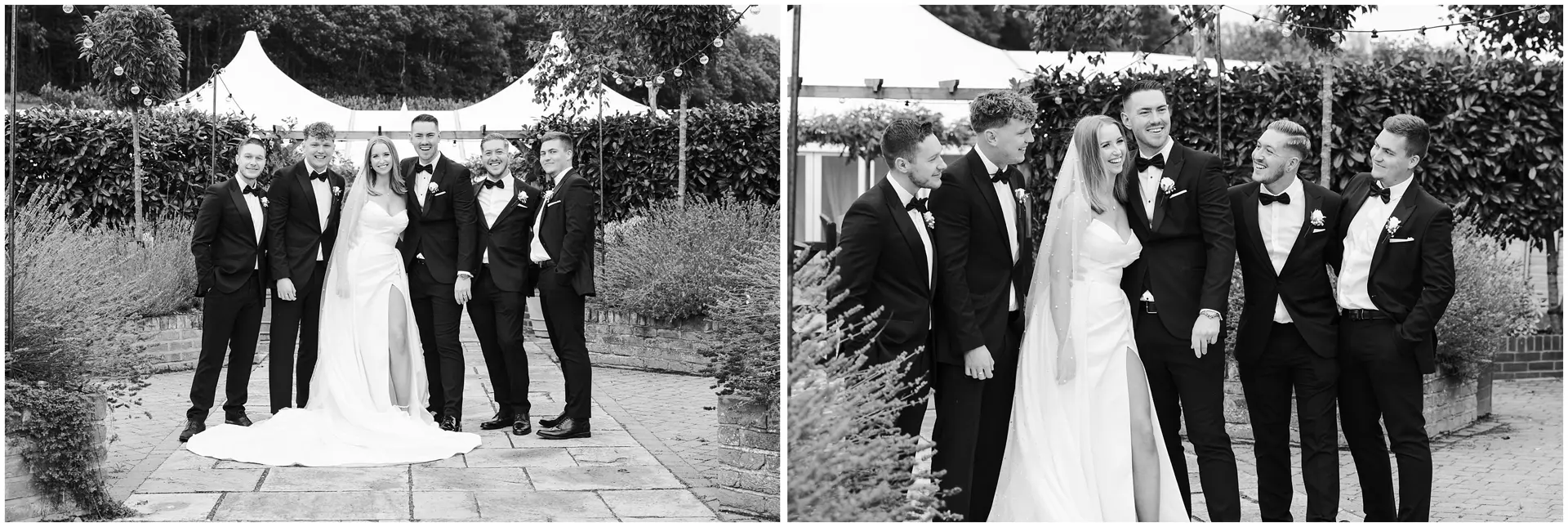 Bridal Party Photos at The Barnyard, Rainham, Kent. Louisa Dettmer Photography