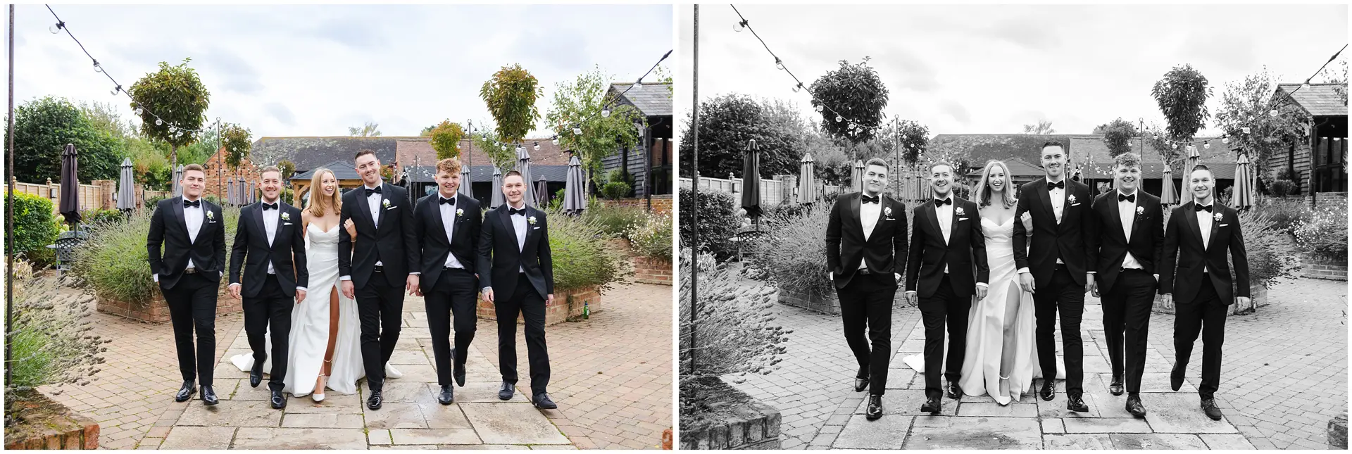 Bridal Party Photos at The Barnyard, Rainham, Kent. Louisa Dettmer Photography