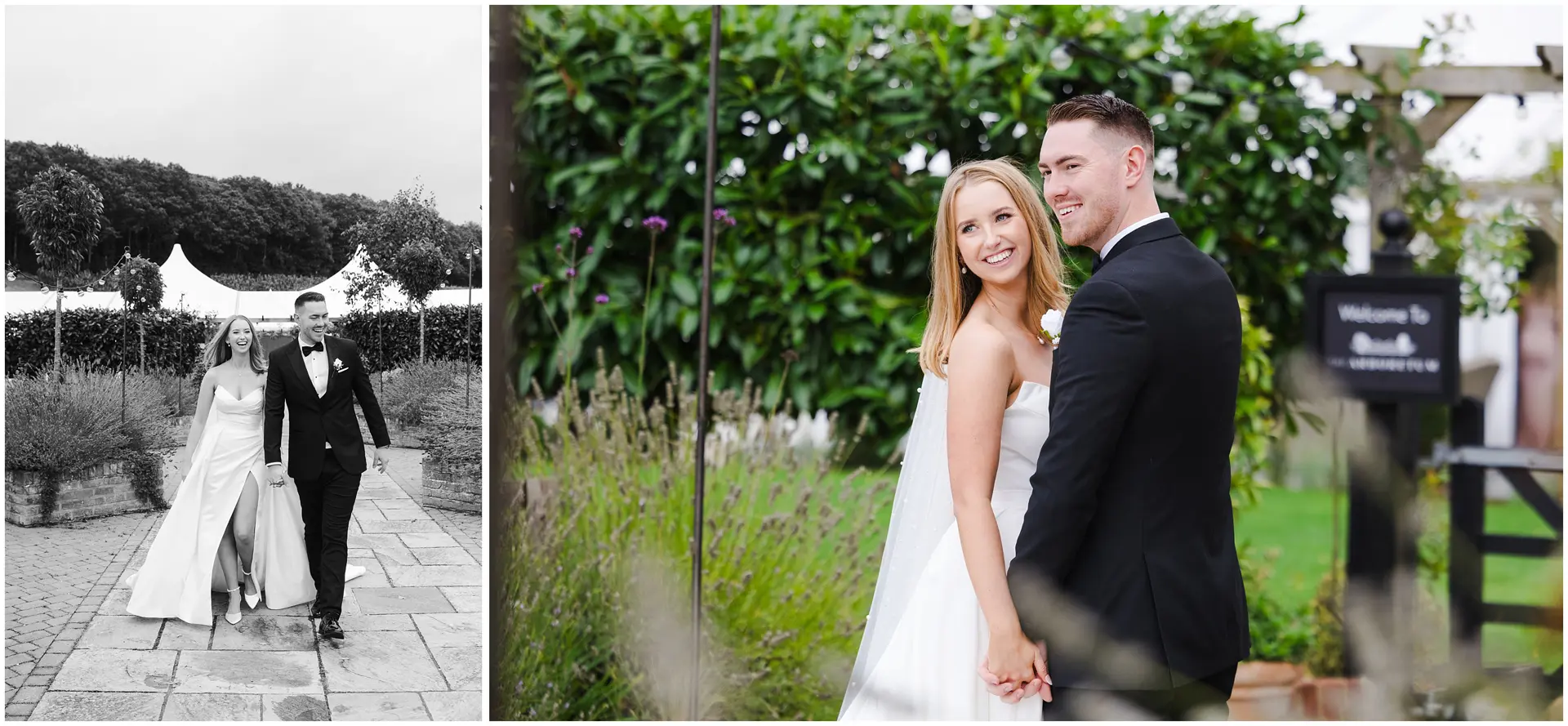 bride and groom photos at The Barnyard, Rainham, Kent. Louisa Dettmer Photography