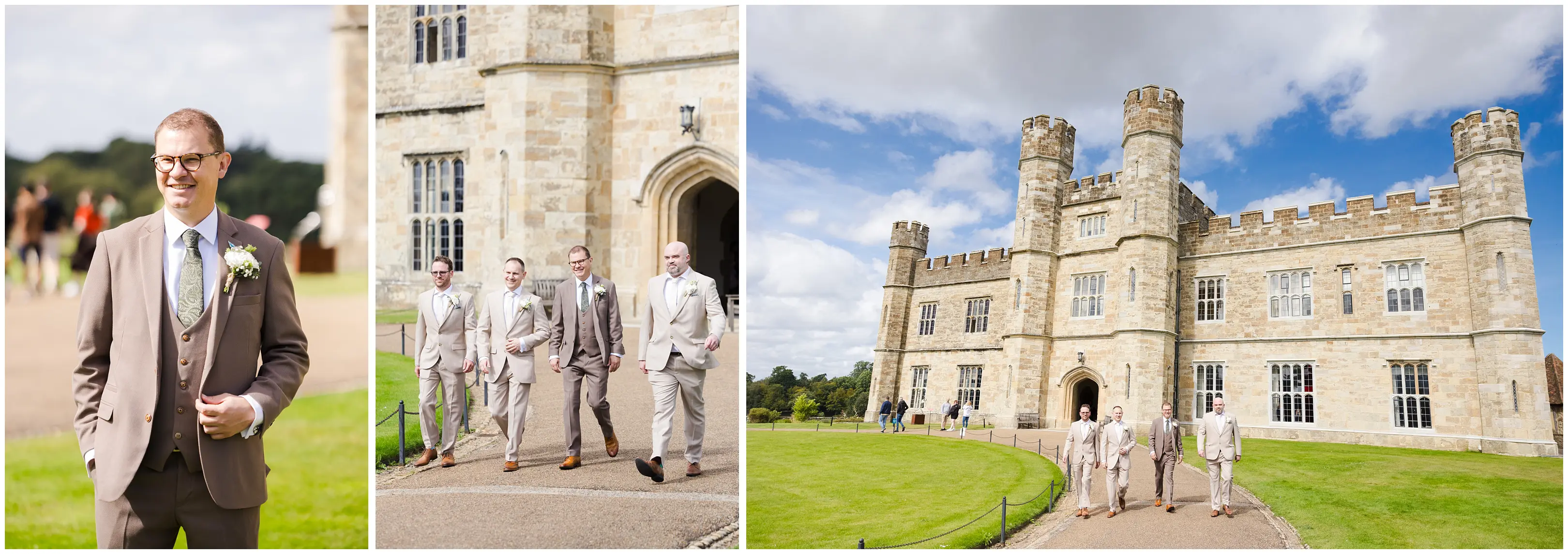 castle wedding party portraits leeds castle, louisa dettmer photography