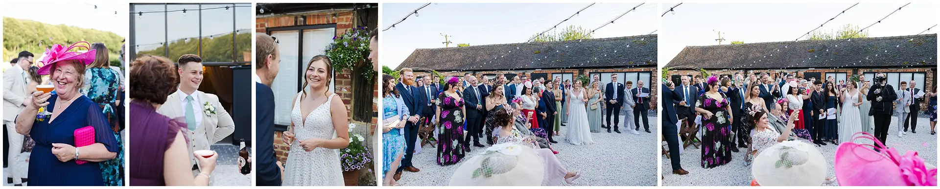 twilight wedding at The Barnyard