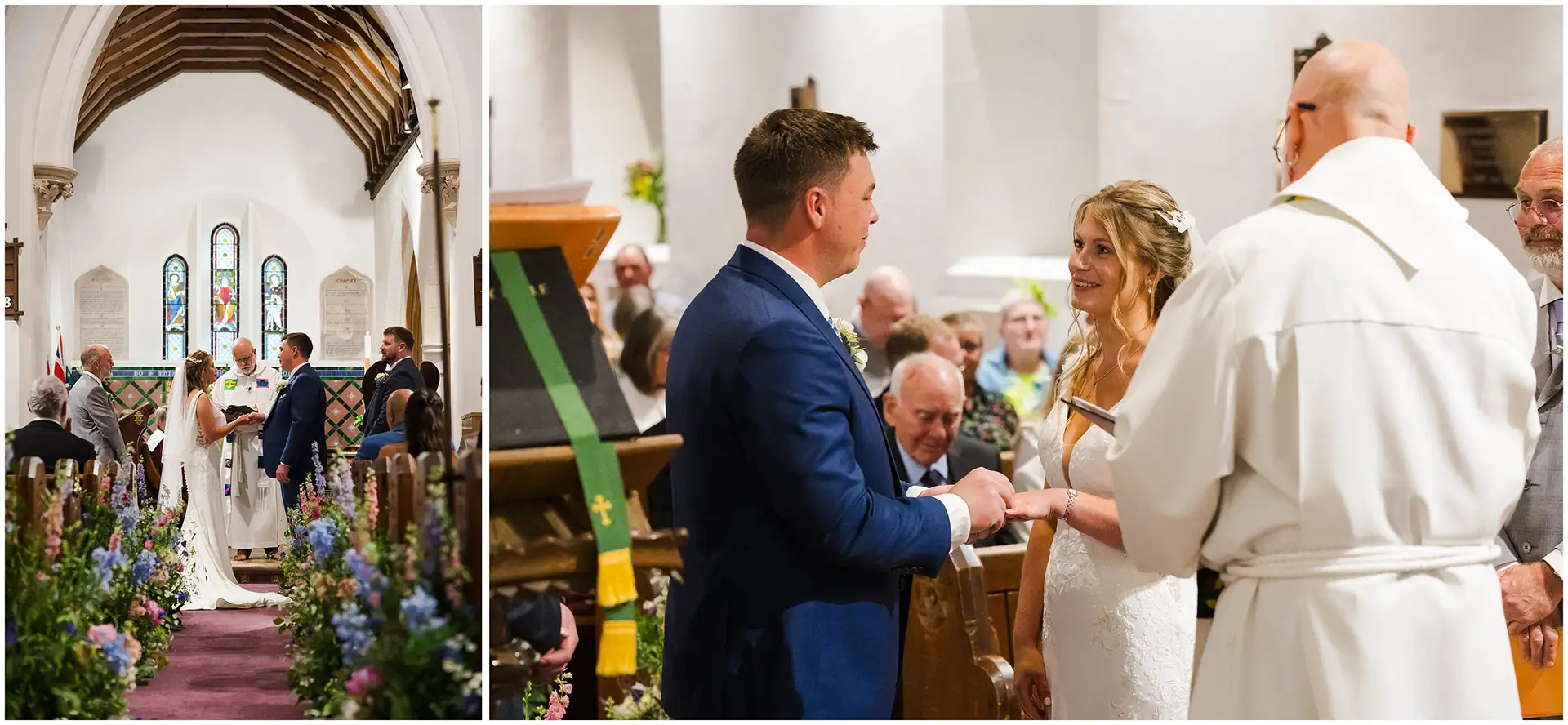 wedding ceremony by louisa dettmer photography