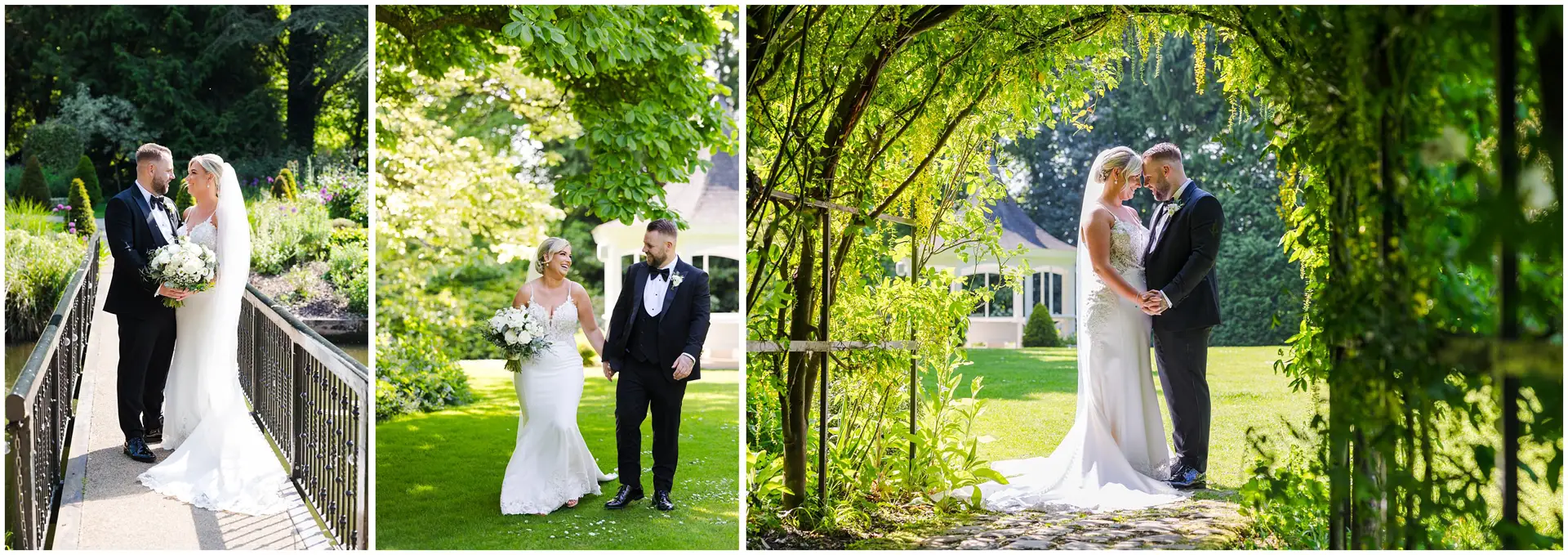 romantic garden wedding portraits romantic couples photos at the orangery maidstone