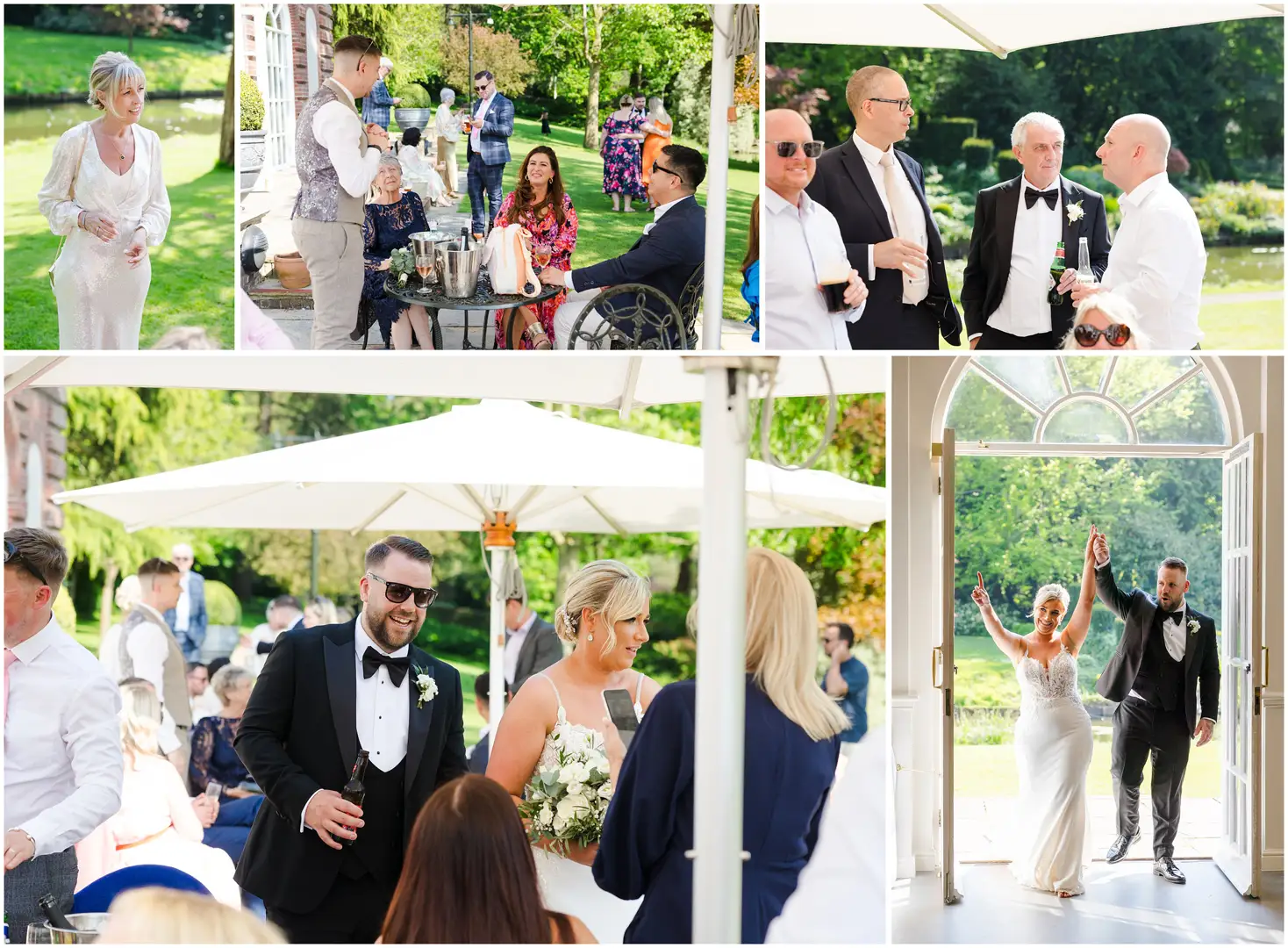 outdoor wedding celebration moments wedding guests