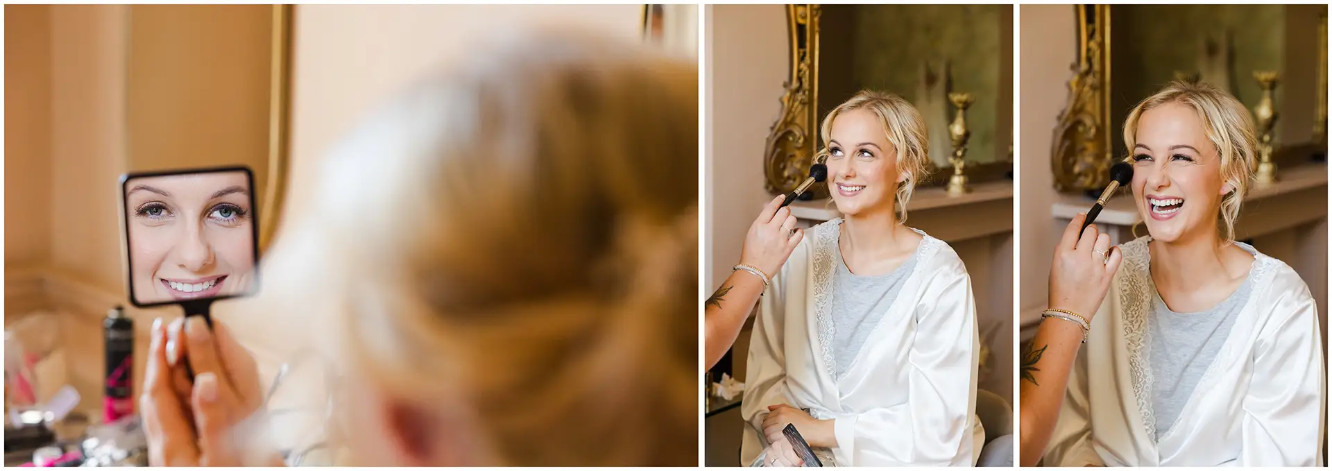 bridal prep at The Orangery Maidstone
