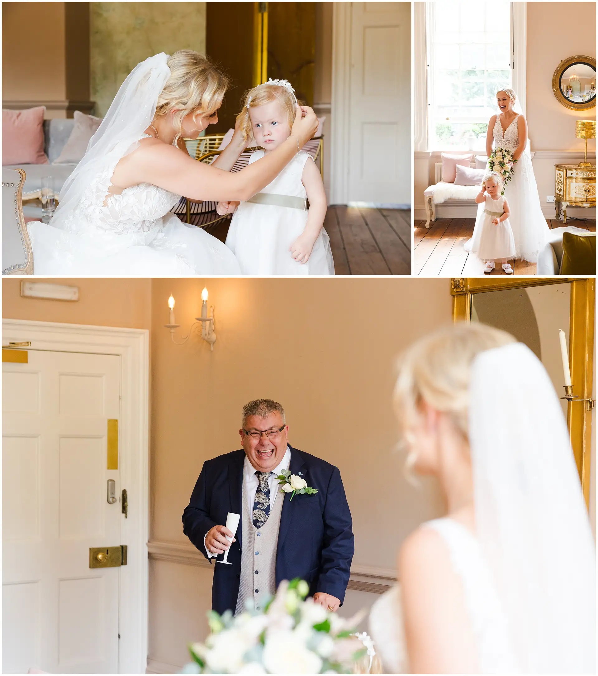bridal prep at The Orangery Maidstone