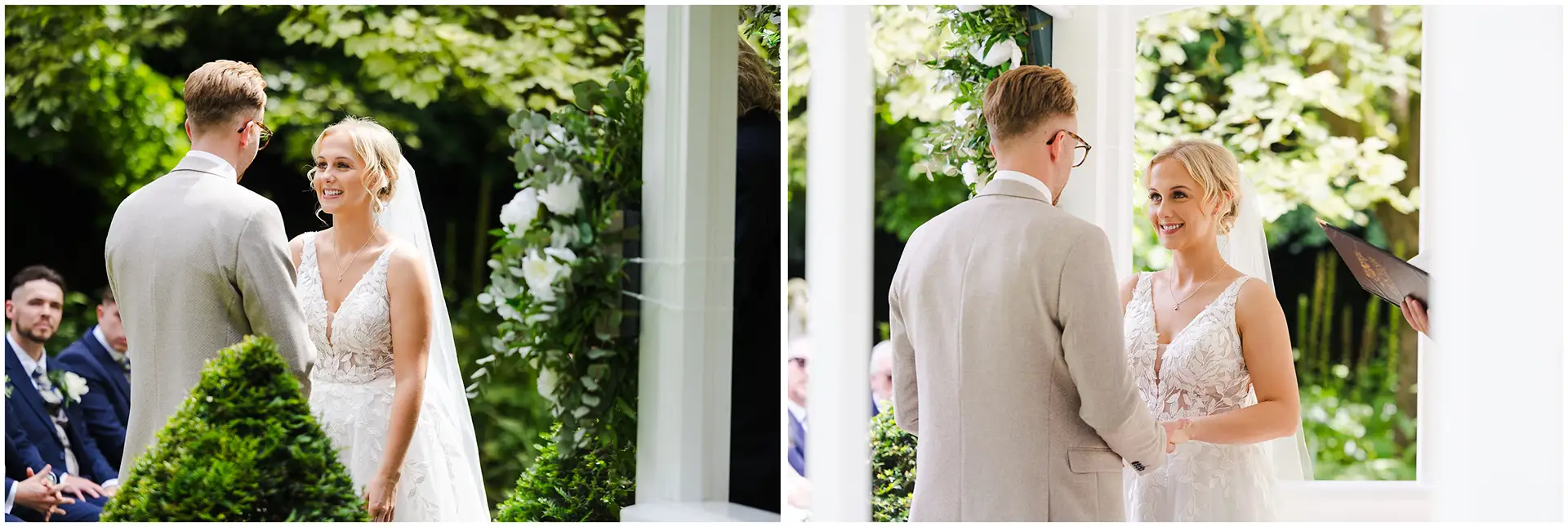 wedding ceremony at The Orangery Maidstone