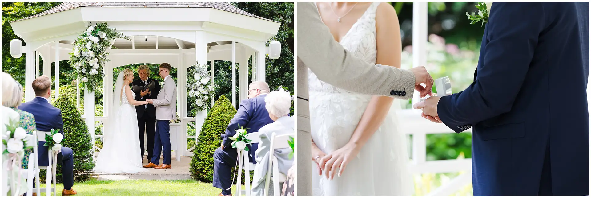 wedding ceremony at The Orangery Maidstone