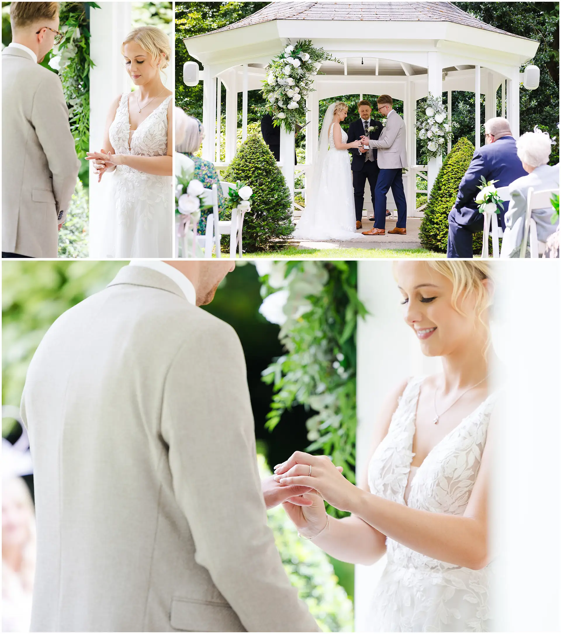 wedding ceremony at The Orangery Maidstone