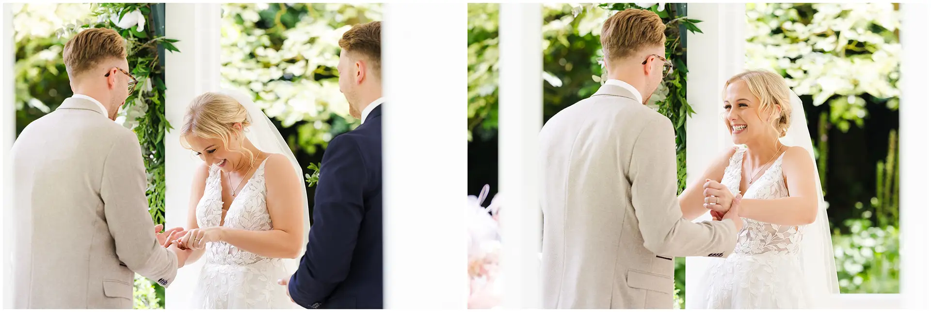 wedding ceremony at The Orangery Maidstone
