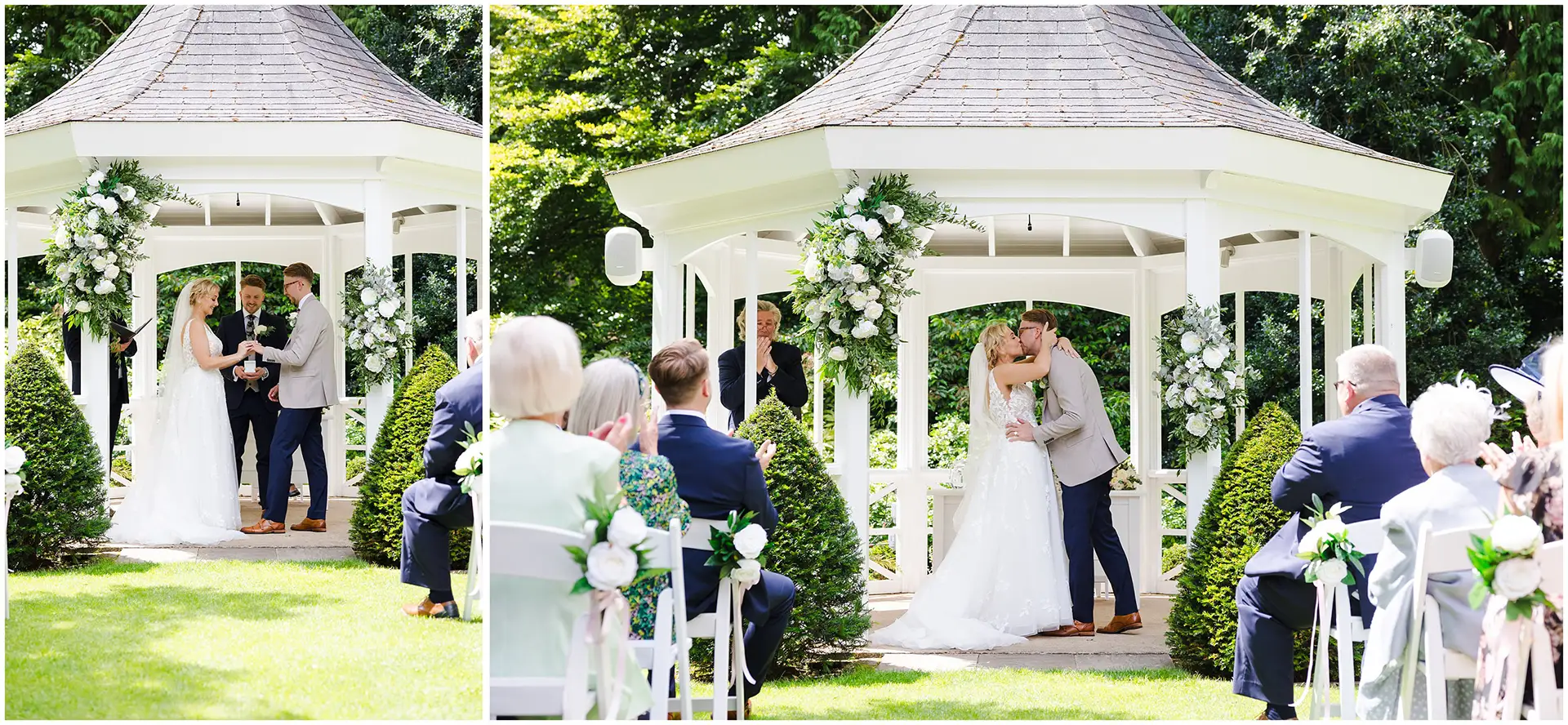 wedding ceremony at The Orangery Maidstone