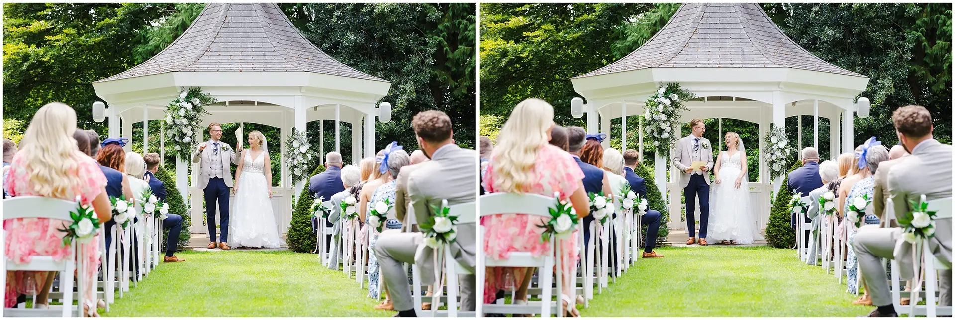 wedding ceremony at The Orangery Maidstone