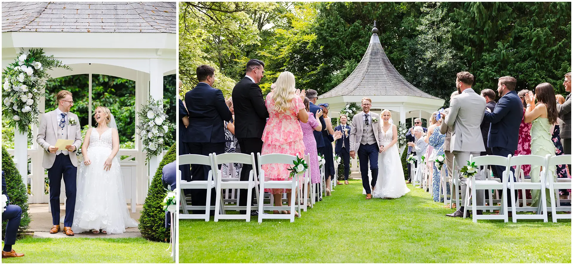 wedding ceremony at The Orangery Maidstone