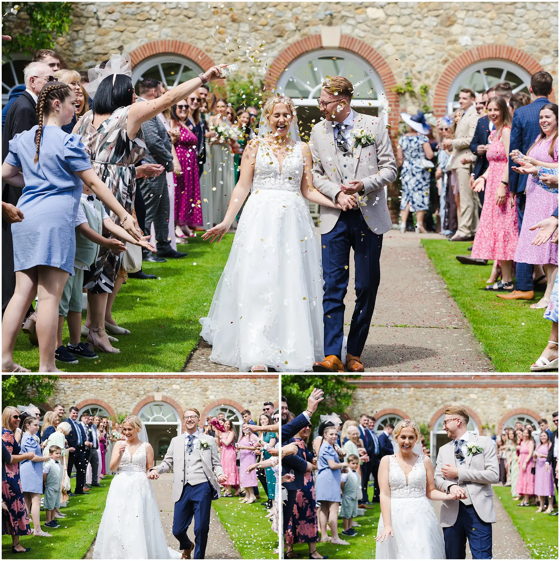 confetti at The Orangery Maidstone