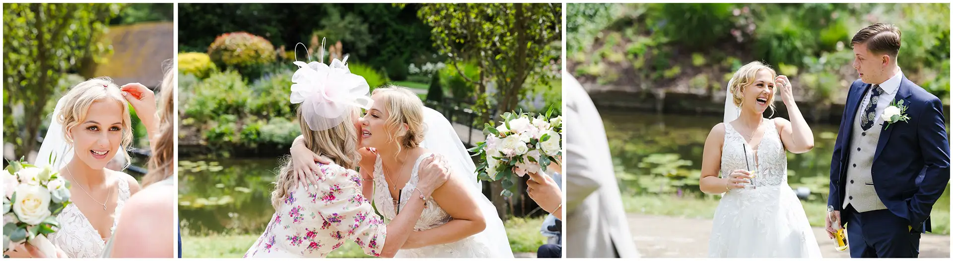 wedding guests at The Orangery Maidstone