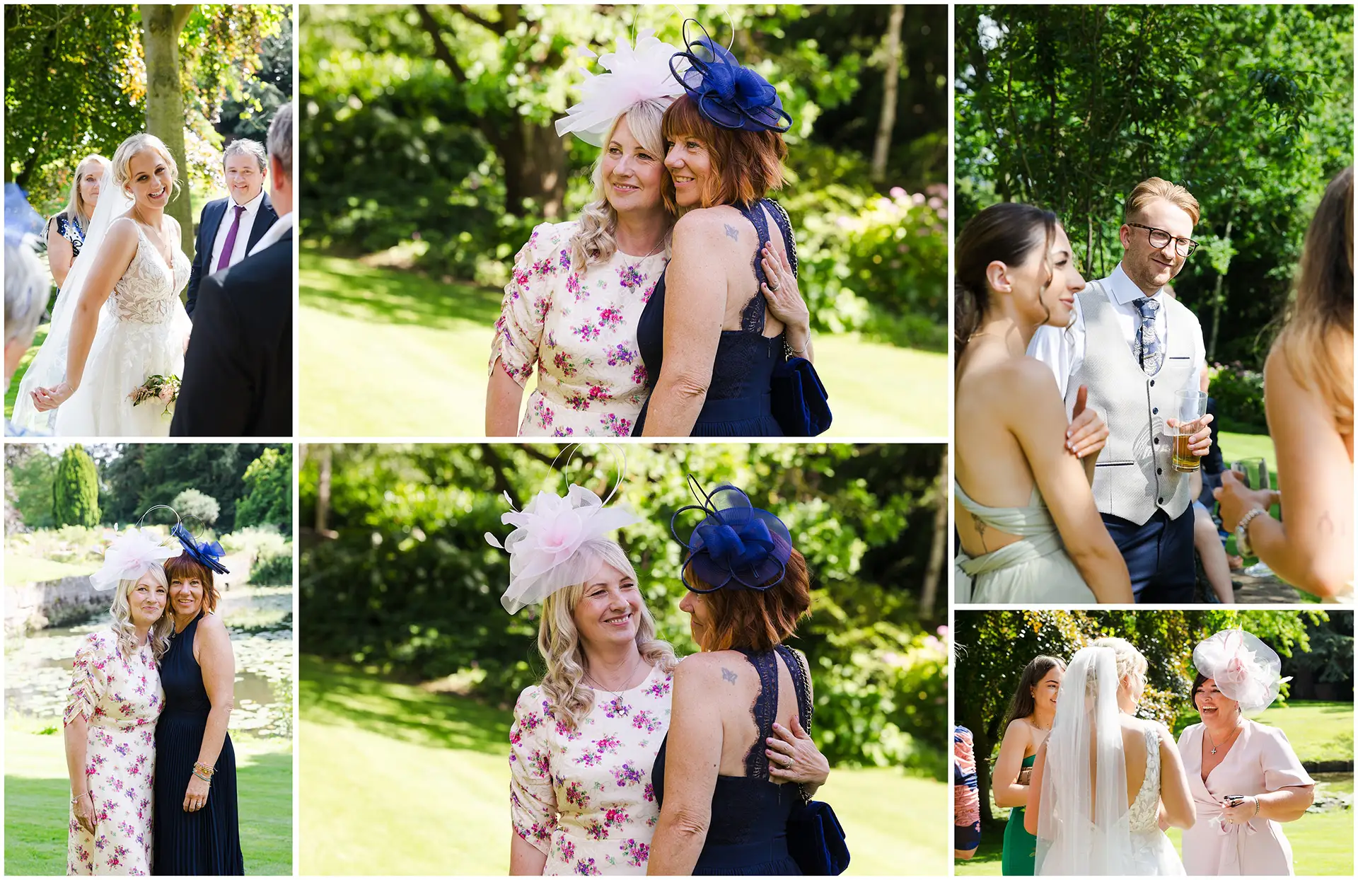 wedding guests at the orangery maidstone