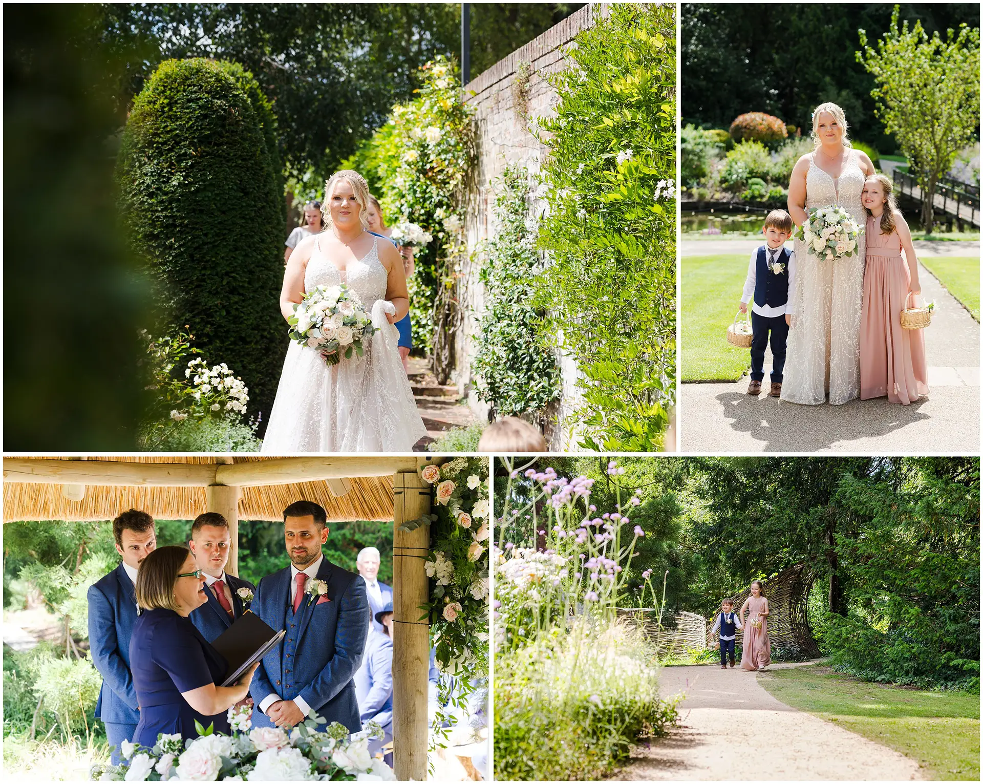 lapa lakeside wedding ceremony at The Orangery Maidstone