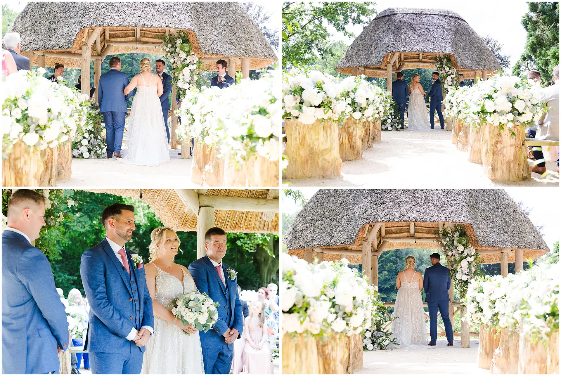 lapa lakeside wedding ceremony at The Orangery Maidstone