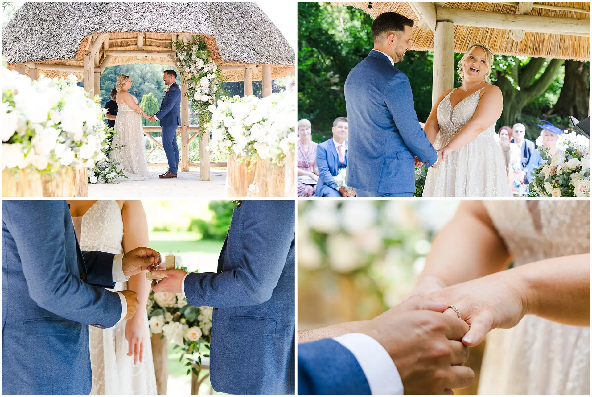 lapa lakeside wedding ceremony at The Orangery Maidstone