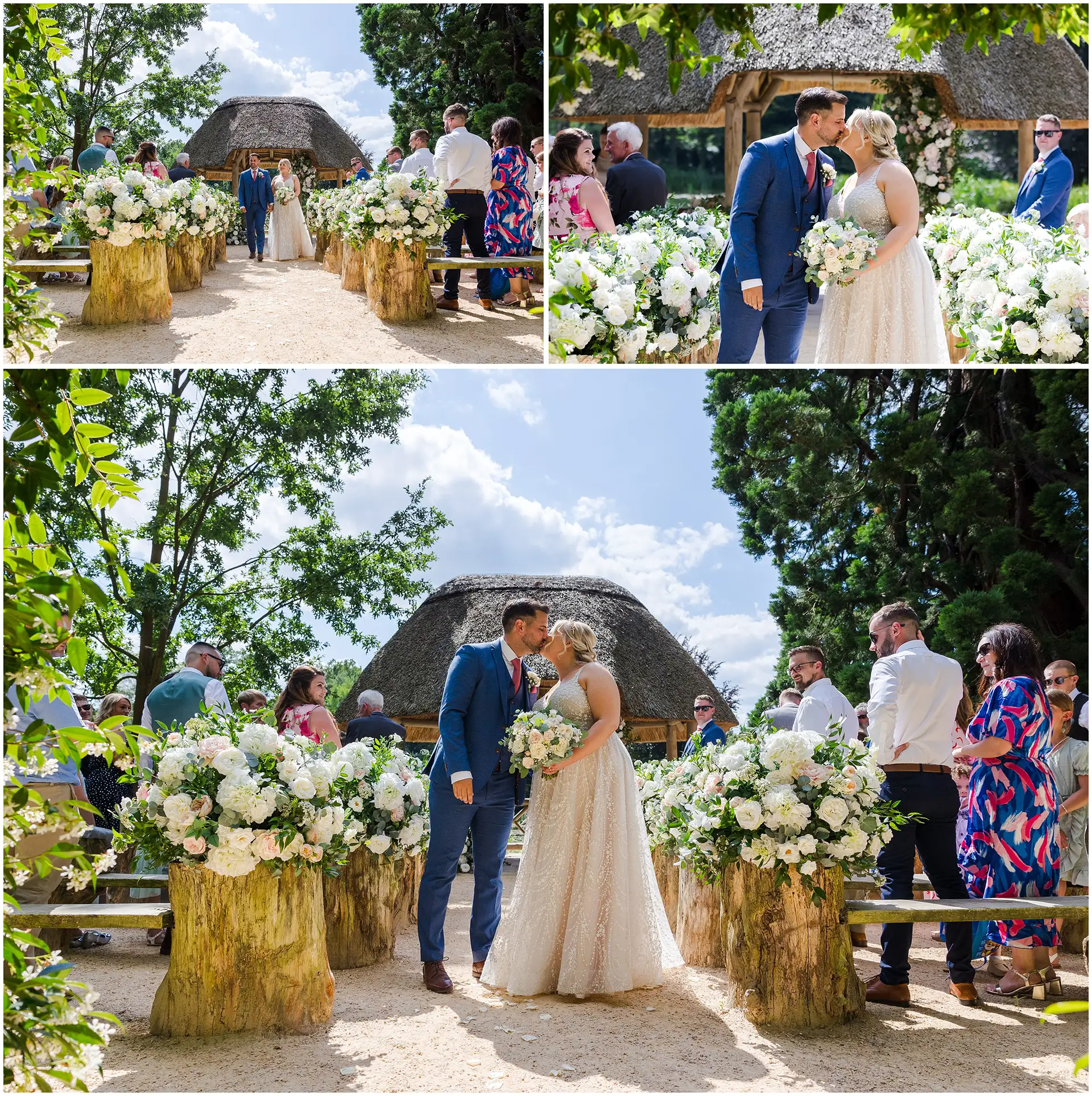 lapa lakeside wedding ceremony at The Orangery Maidstone