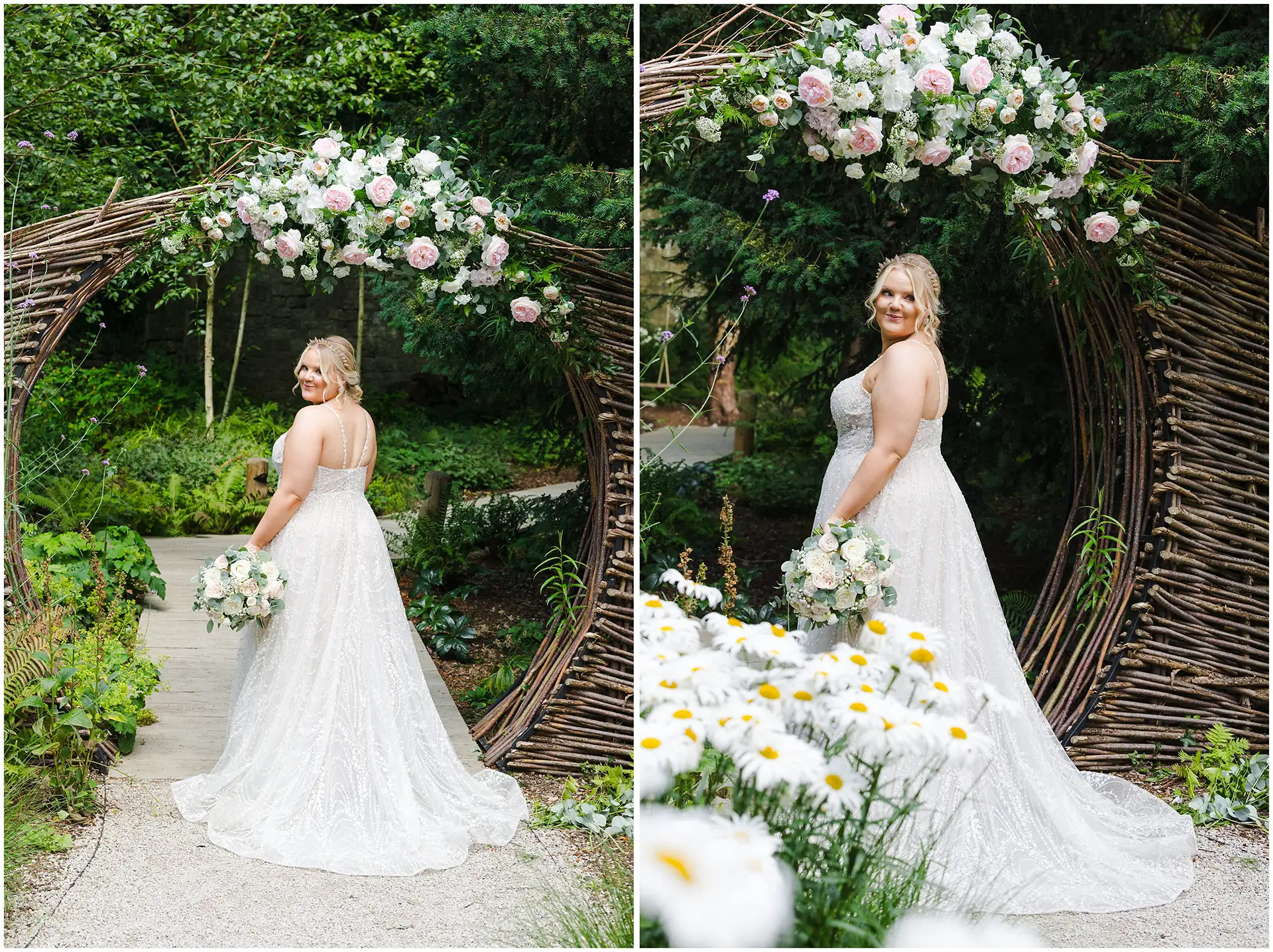 bride and groom photos at The Orangery Maidstone