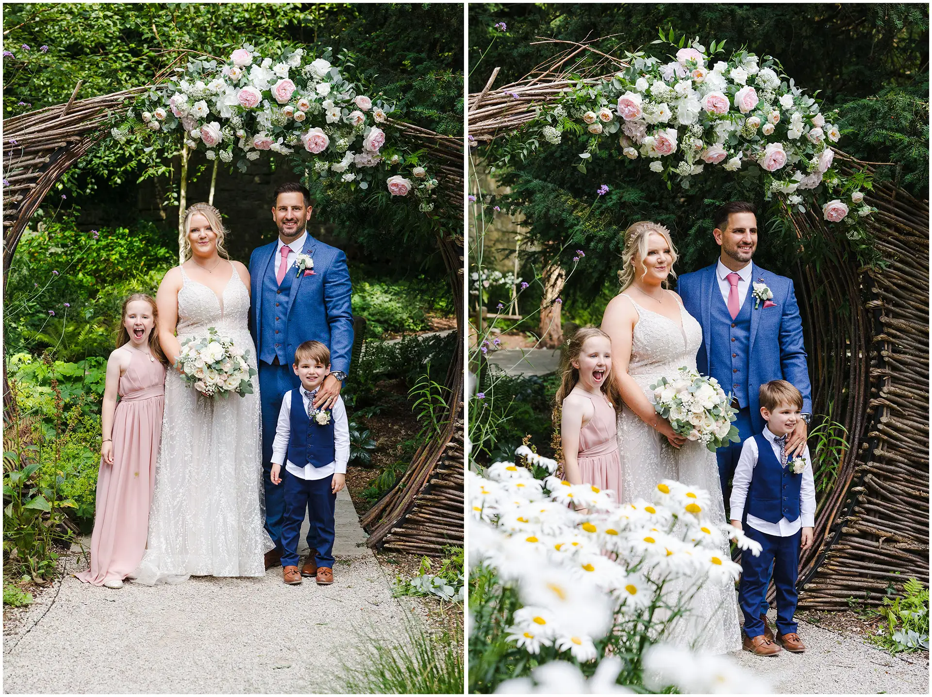 bride and groom photos at The Orangery Maidstone