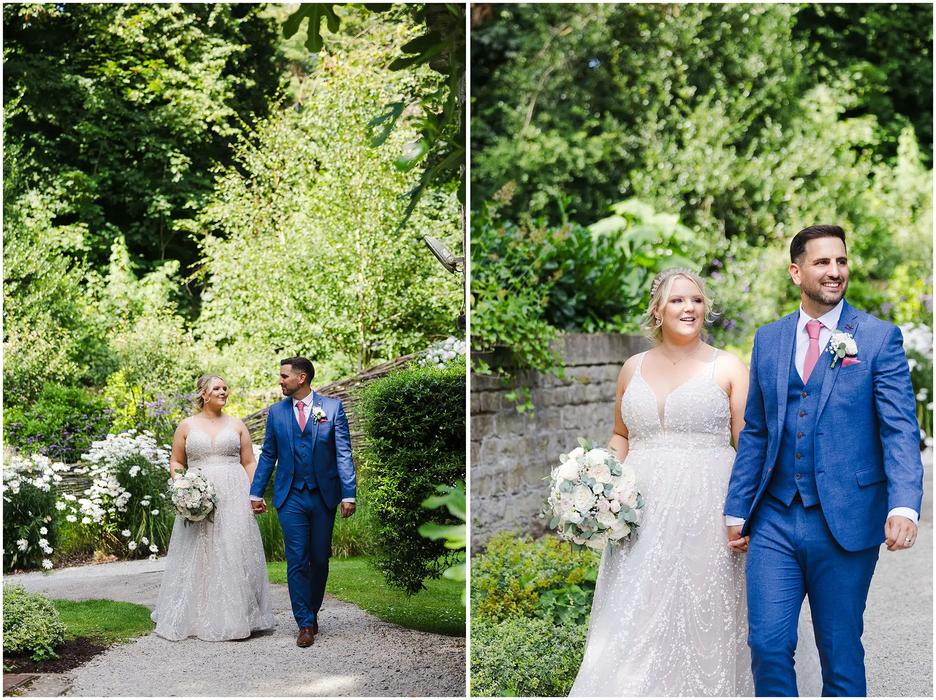 bride and groom photos at The Orangery Maidstone