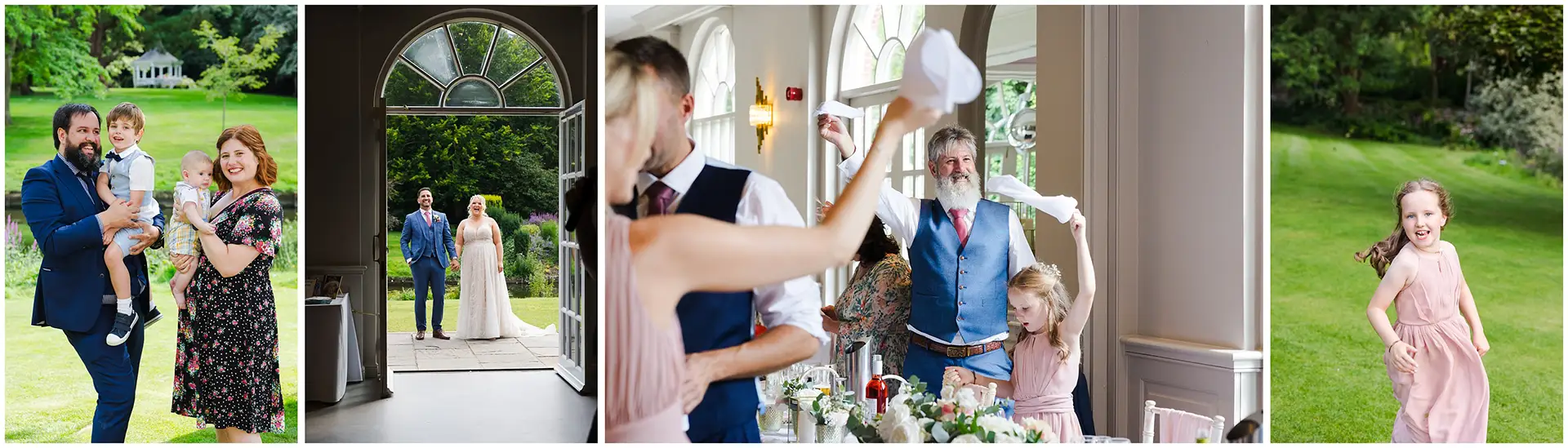 wedding guests at The Orangery Maidstone