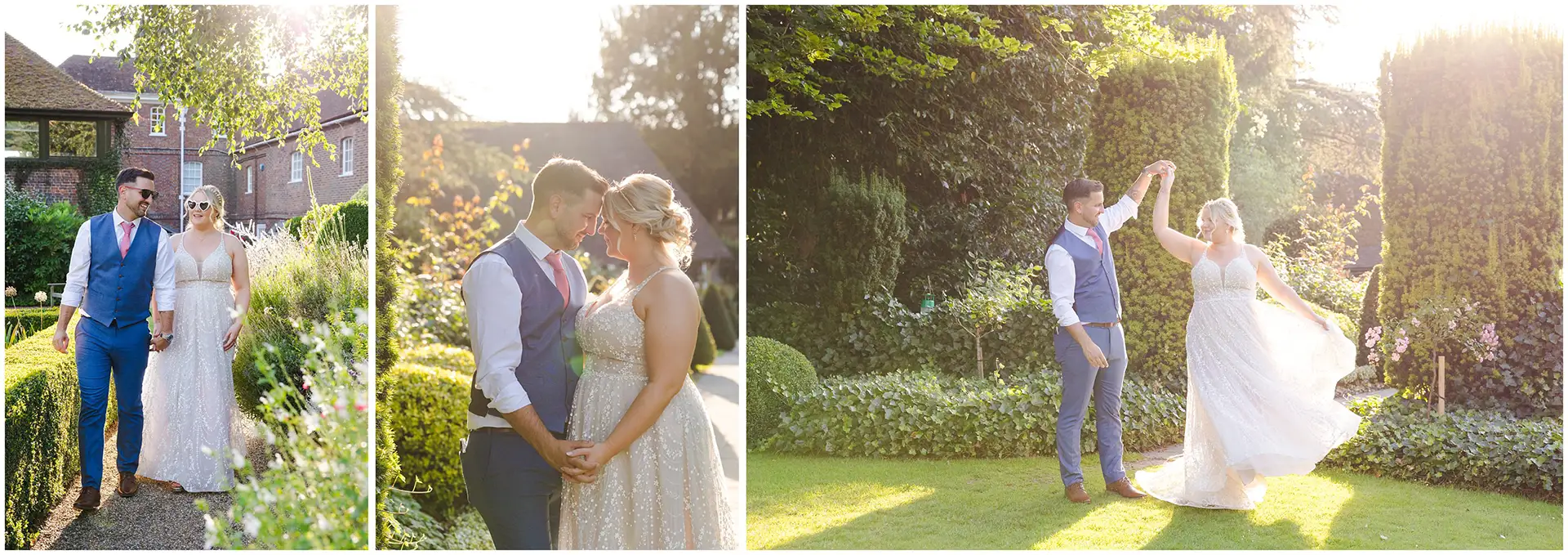 golden hour photos at The Orangery Maidstone