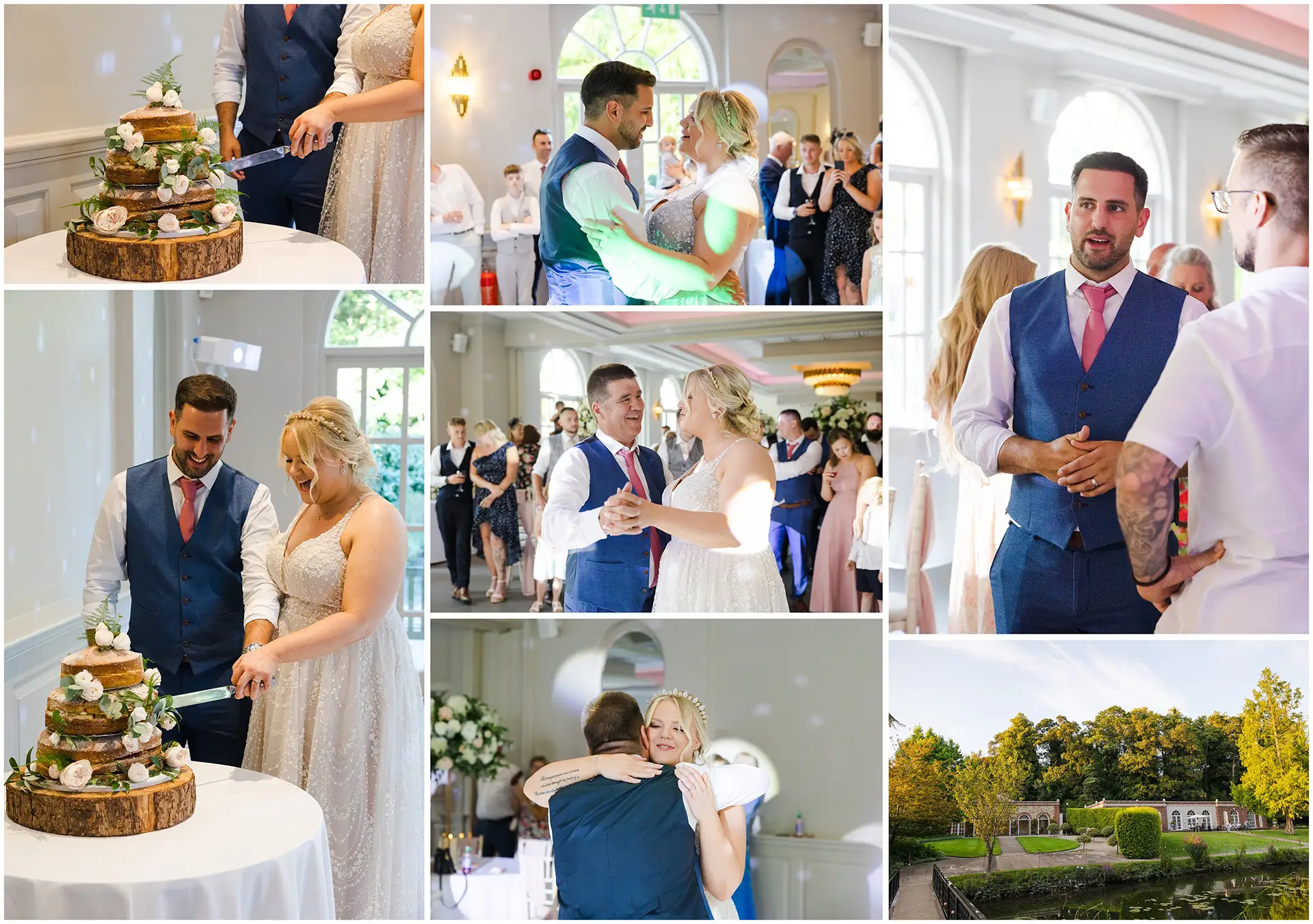 wedding party at The Orangery Maidstone