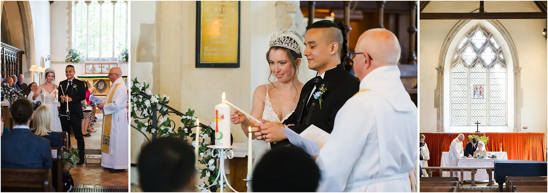 romantic church wedding ceremony church wedding by louisa dettmer photography