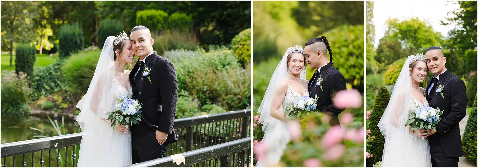 romantic garden wedding portrait orangery wedding photos by louisa dettmer photography