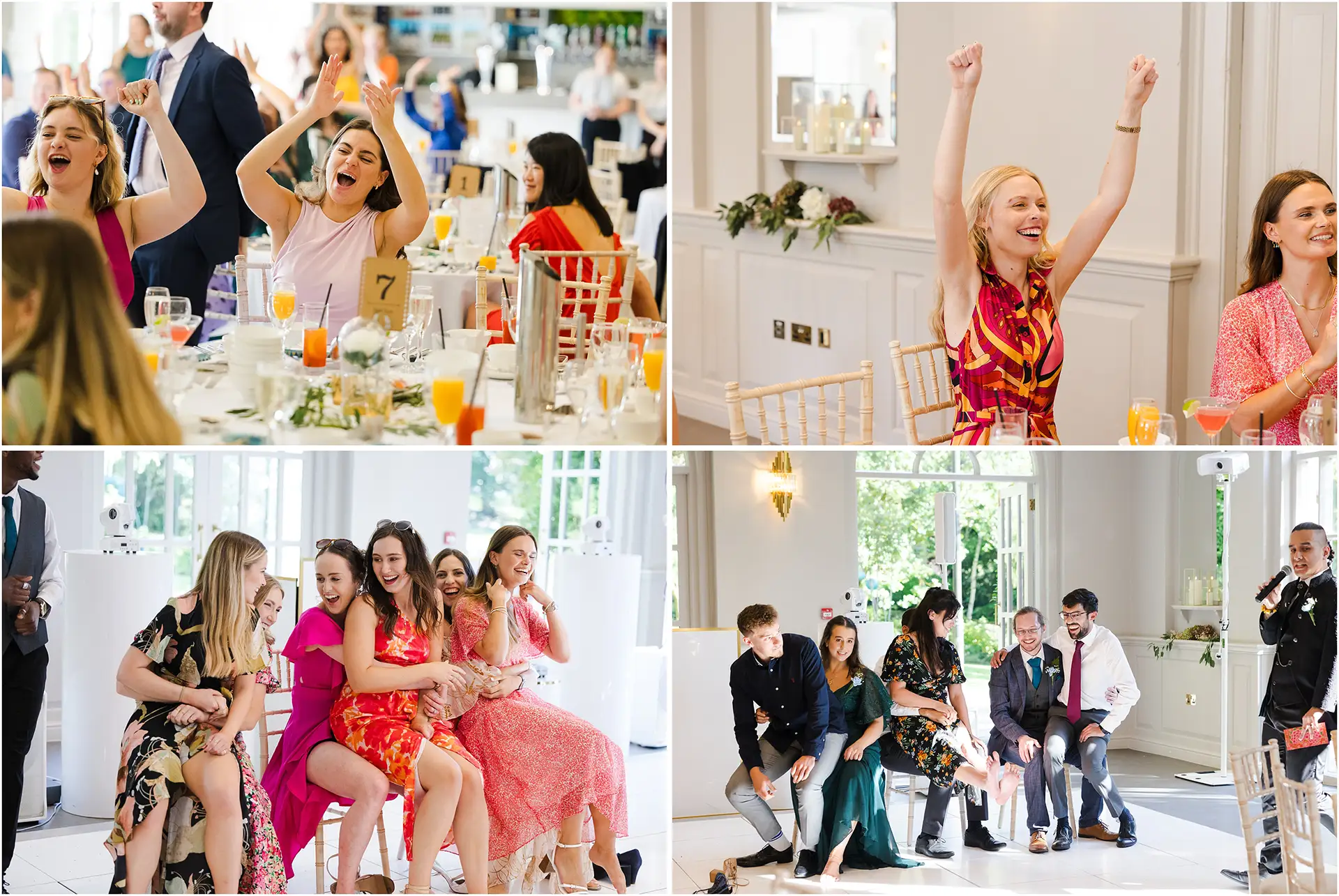 joyful wedding reception moments wedding games the orangery maidstone