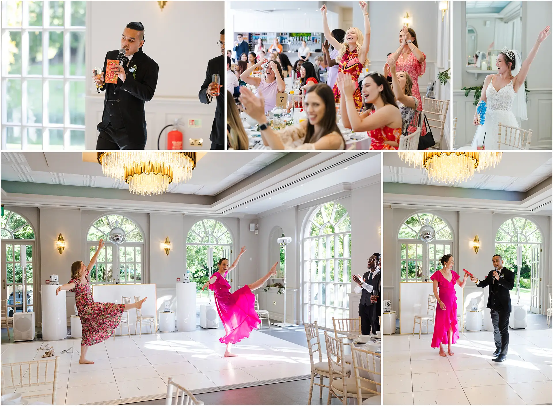 wedding celebration and dancing wedding games the orangery maidstone