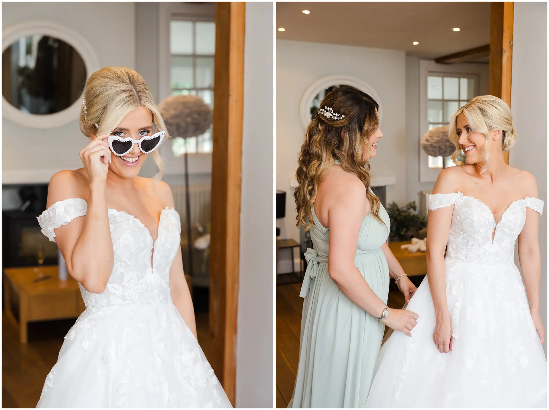 bridal prep photos